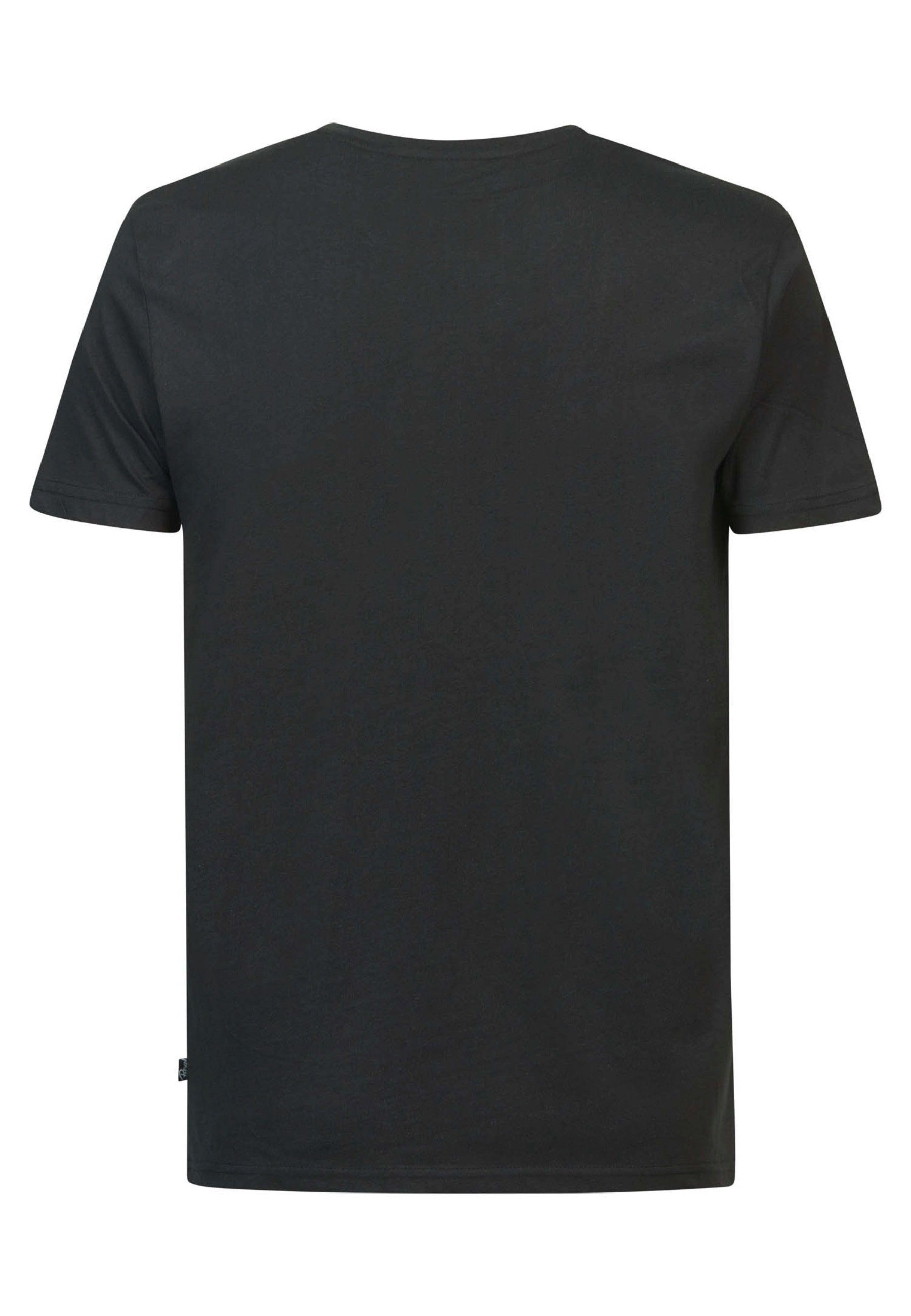 Petrol Industries Kurzarmshirt T-Shirt schwarz T-Shirt