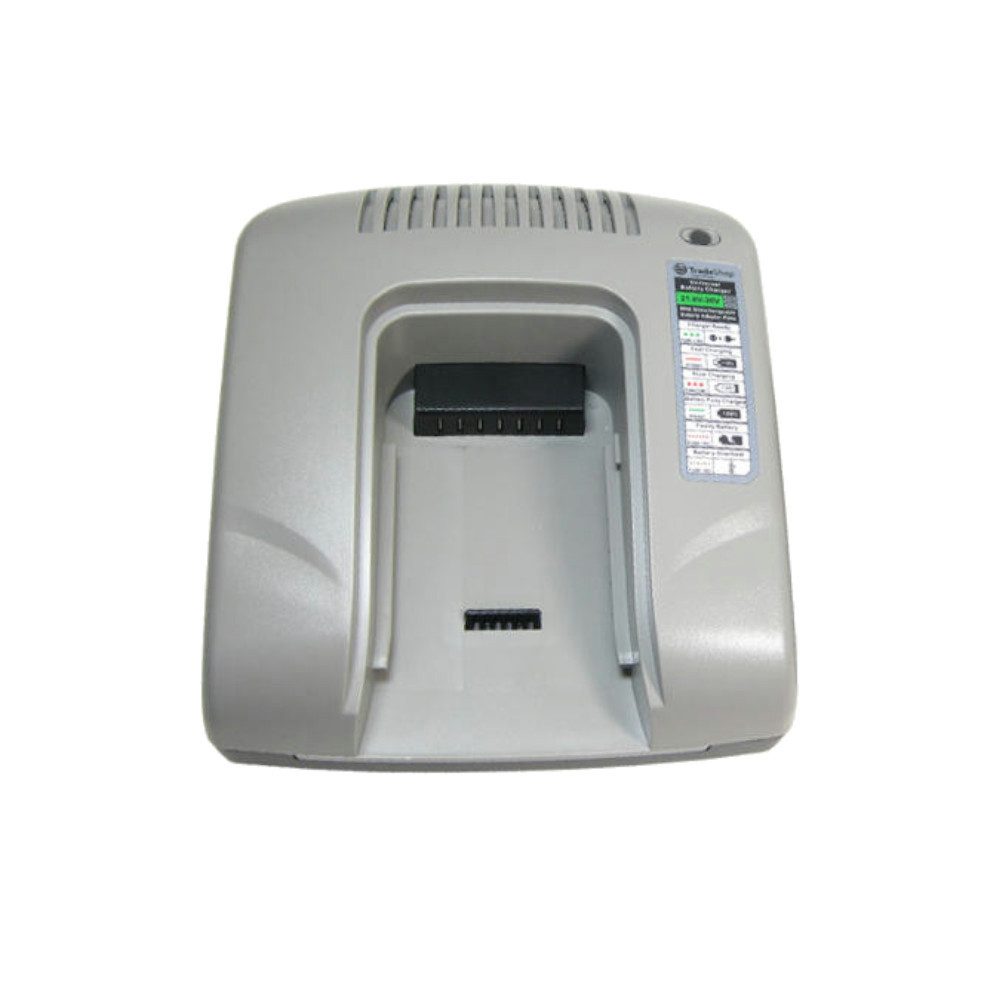 Trade-Shop Ladestation 21,6V-36V passend für AEG HD28 JSB, HD28 MS, HD28 PD USB-Ladegerät (1200.00 mA, Geeignet für Ni-Cd, Ni-MH, Li-Ion Akkus / 2 zusätzliche USB-Anschlüsse)