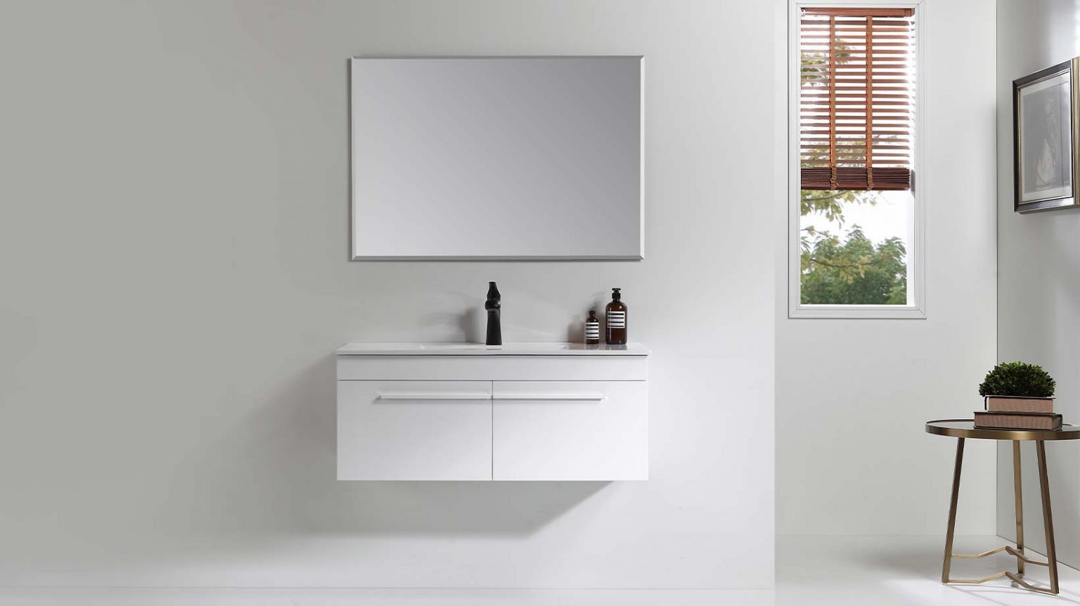 Faizee Möbel Badmöbel-Set Badmöbel set, Weiß günstig online kaufen
