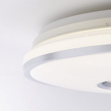 Lightbox LED Deckenleuchte, RGB, LED fest integriert, warmweiß - kaltweiß, LED Deckenlampe, Ø 49 cm, 32 W, 3200 lm, 3000-6500 K, CCT & RGB