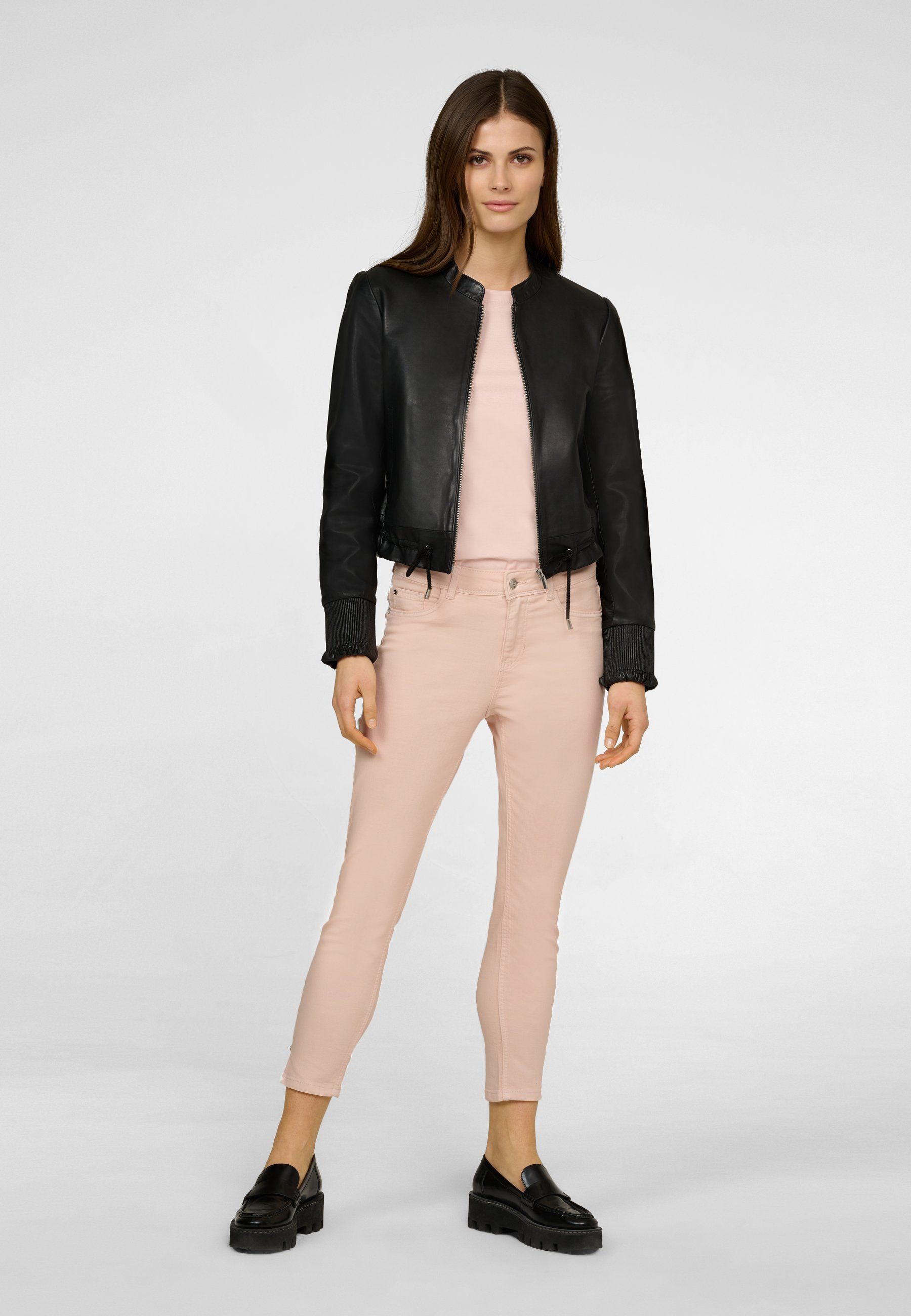 RICANO Lederjacke Lilly Hochwertiges Lamm-Nappa Leder günstig online kaufen