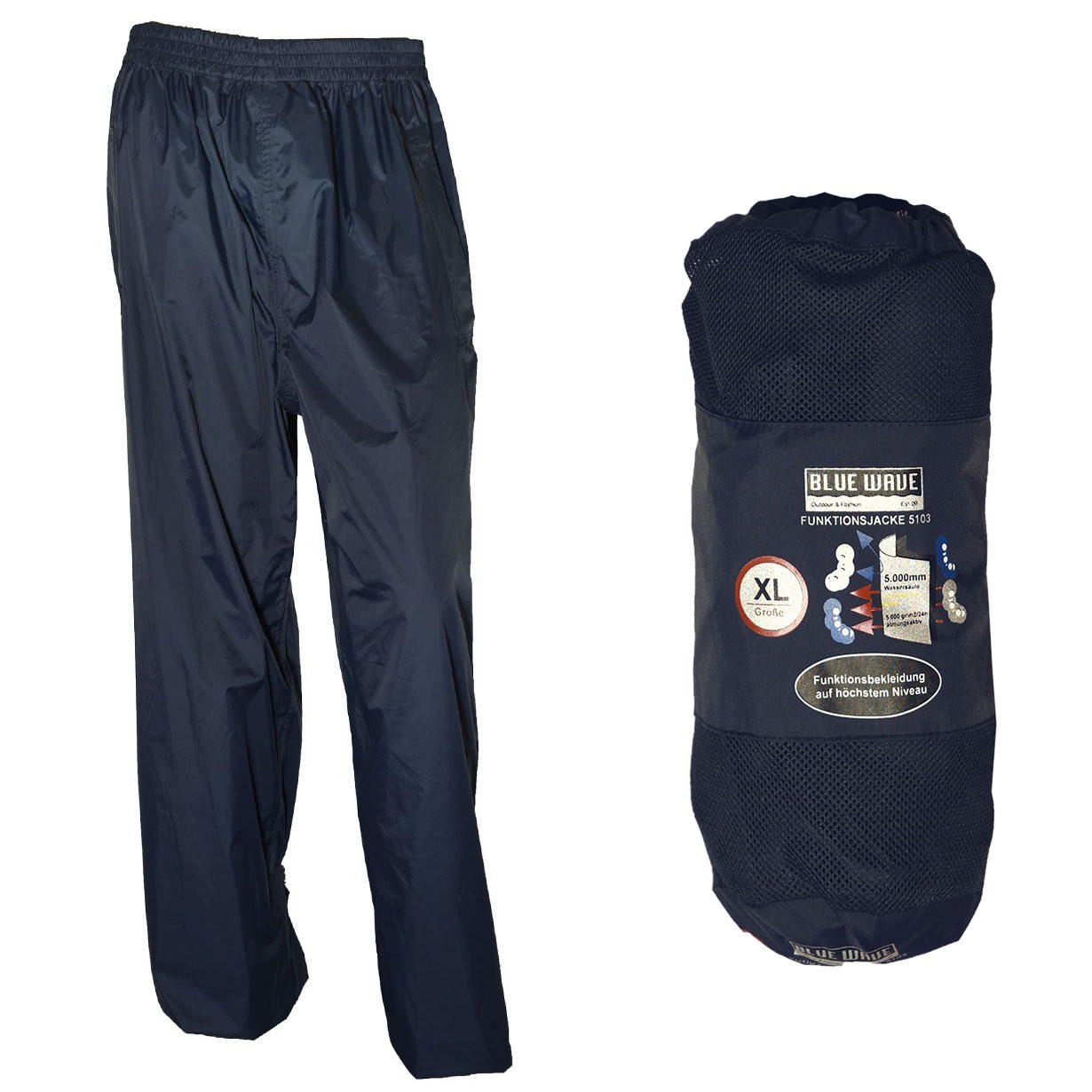 RennerXXL Regenhose Falko Leichte Dünne Radhose - Überhose, Herren Übergröß günstig online kaufen