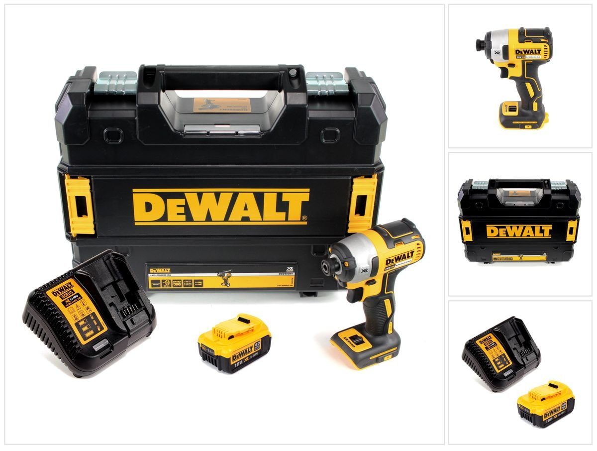 DeWalt Akku-Schlagschrauber DCF 887 M1 Akku Schlagschrauber 18V 205Nm 1/4" Brushless + 1x Akku 4