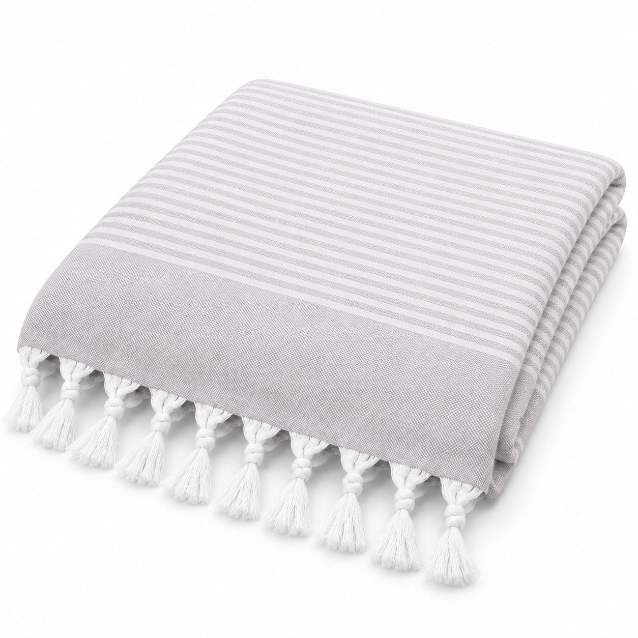 herémood Saunatuch Hürrem XXL Hamamtuch Saunalaken Wellness Badetuch Pestemal Strandtuch, (1er - 2er Set, 1-St), 90x170 cm, schnelltrocknend, saugstark, platzsparend mit Fransen