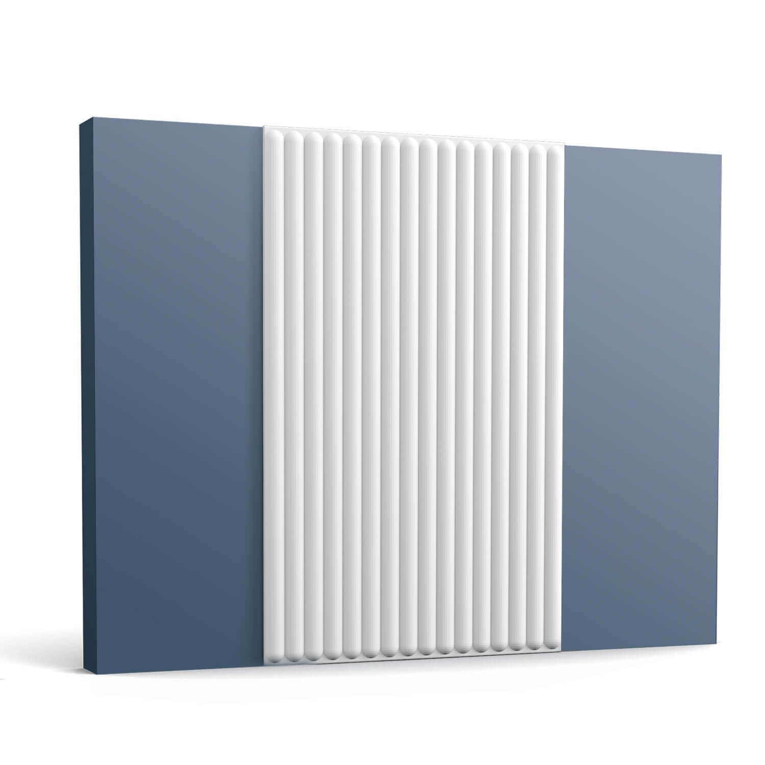 Orac Decor 3D Wandpaneel W215 3D Wandpaneel Wandvertäfelung Akustikpaneel 0,4 m2, BxL: 15x500 cm, 0.4 qm, (1-tlg) weiß