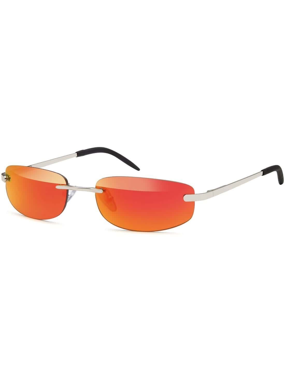 BEZLIT Eyewear Sonnenbrille Herren stylische Sonnenbrille (1-St) mit schwarzen Linsen Rot