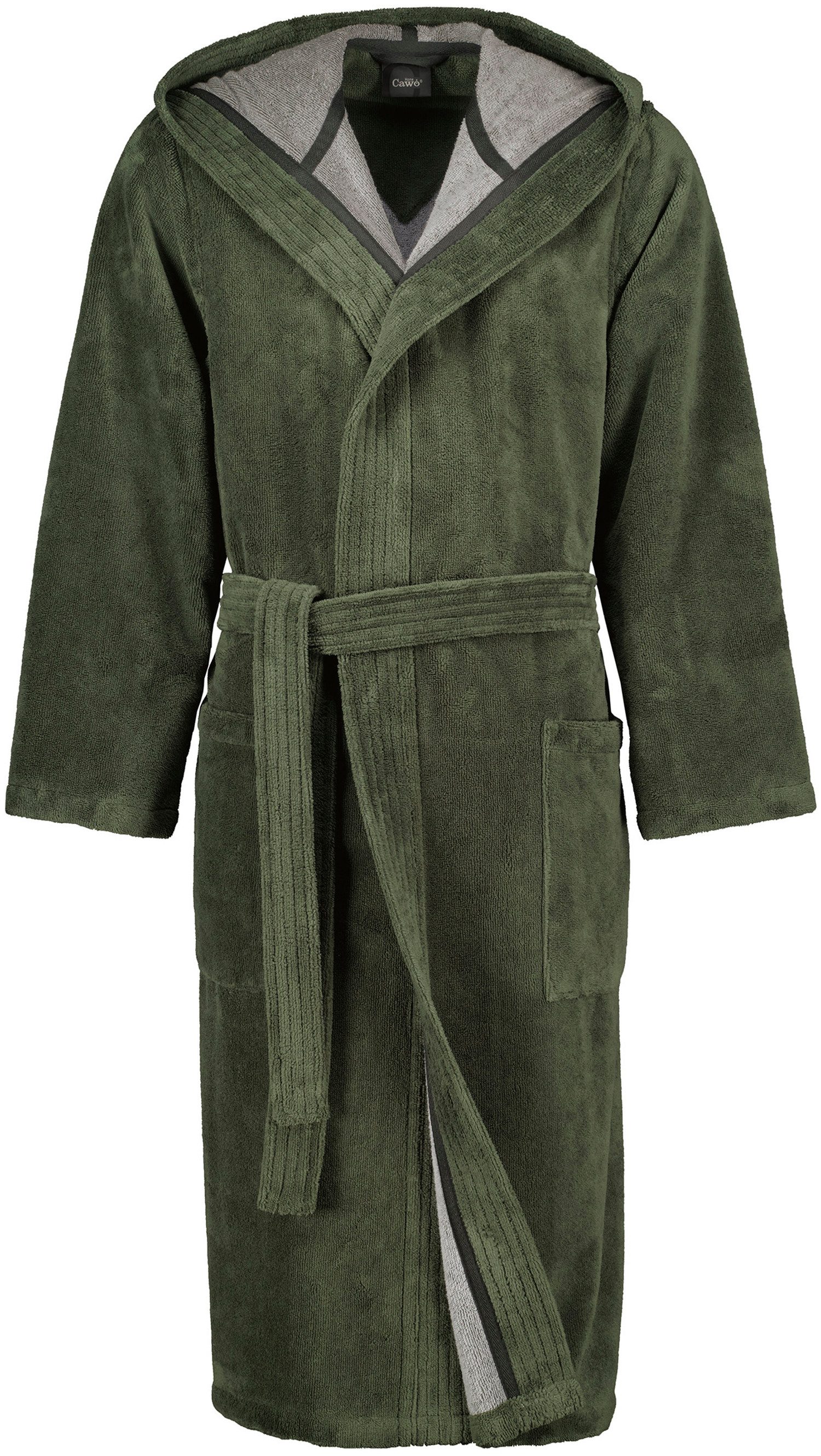 Cawö Home Herren Bademantel Kapuze 831 - Farbe: field - 47 - XL günstig online kaufen