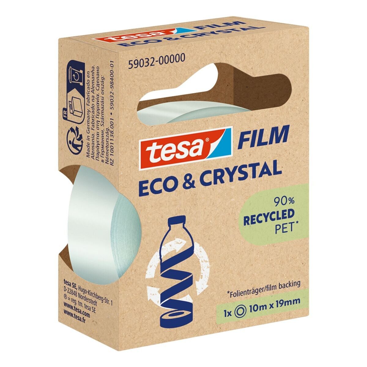 Thumbnail - tesa Klebeband ECO & CRYSTAL (1-St) 19 mm / 10 m, transparent