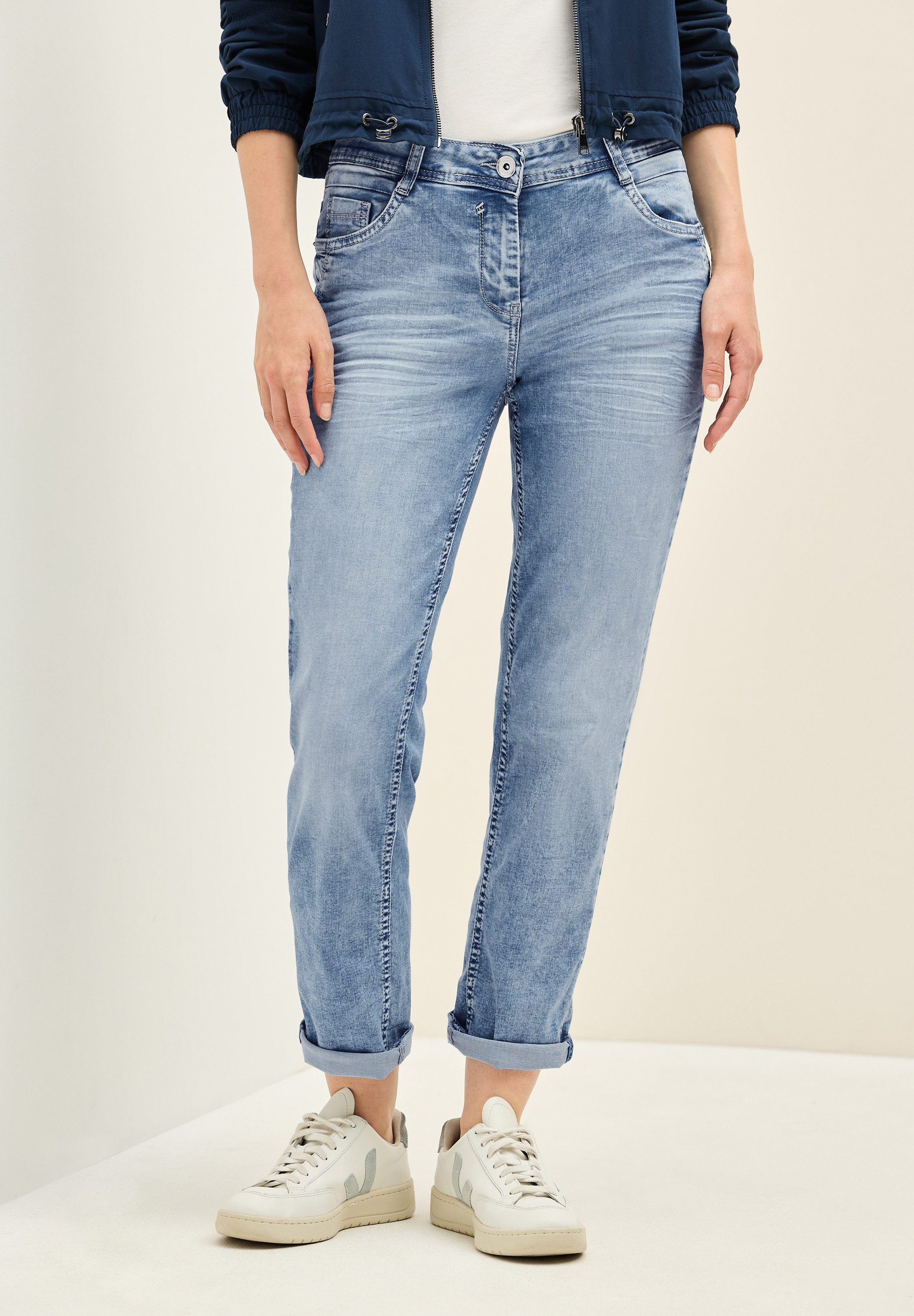 CECIL 5-Pocket-Jeans Style Scarlett mit Turn-Up günstig online kaufen