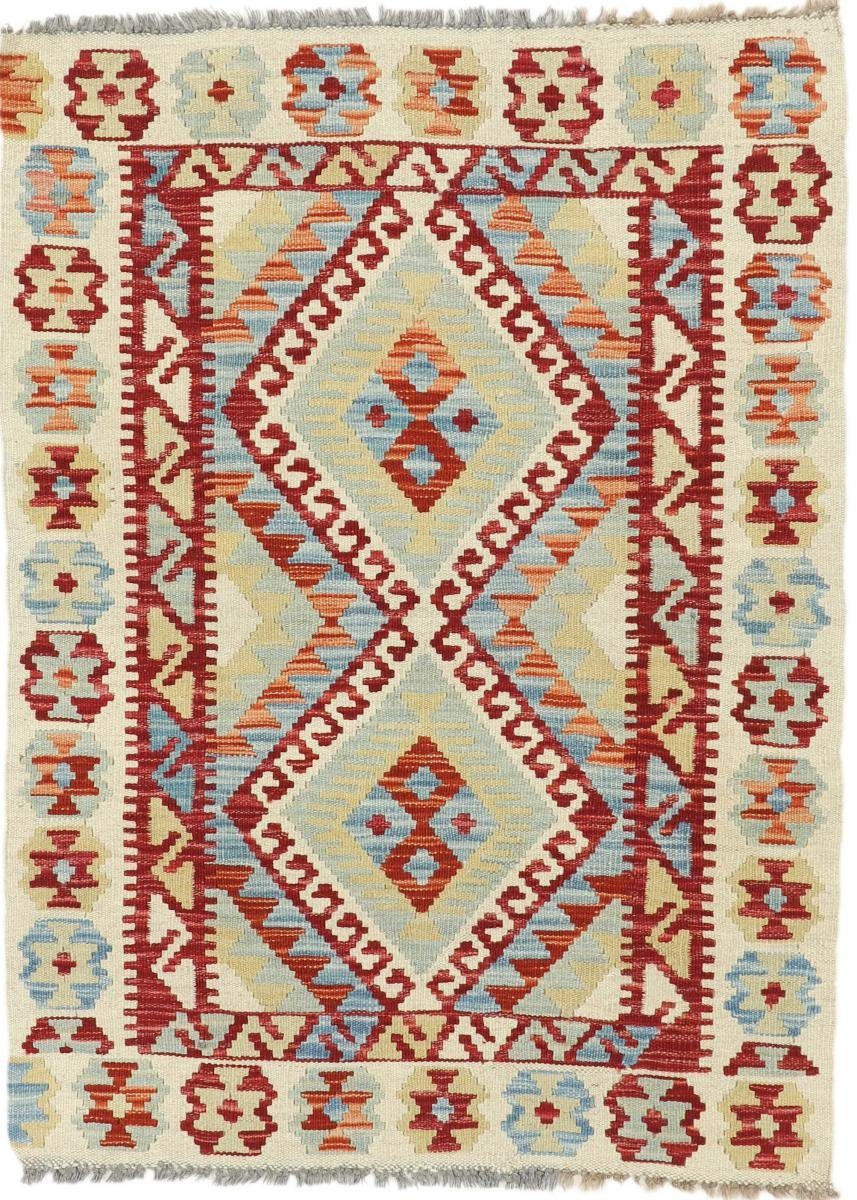 Orientteppich Kelim Afghan 86x166 Handgewebter Orientteppich Läufer, Nain Trading, rechteckig, Höhe: 3 mm