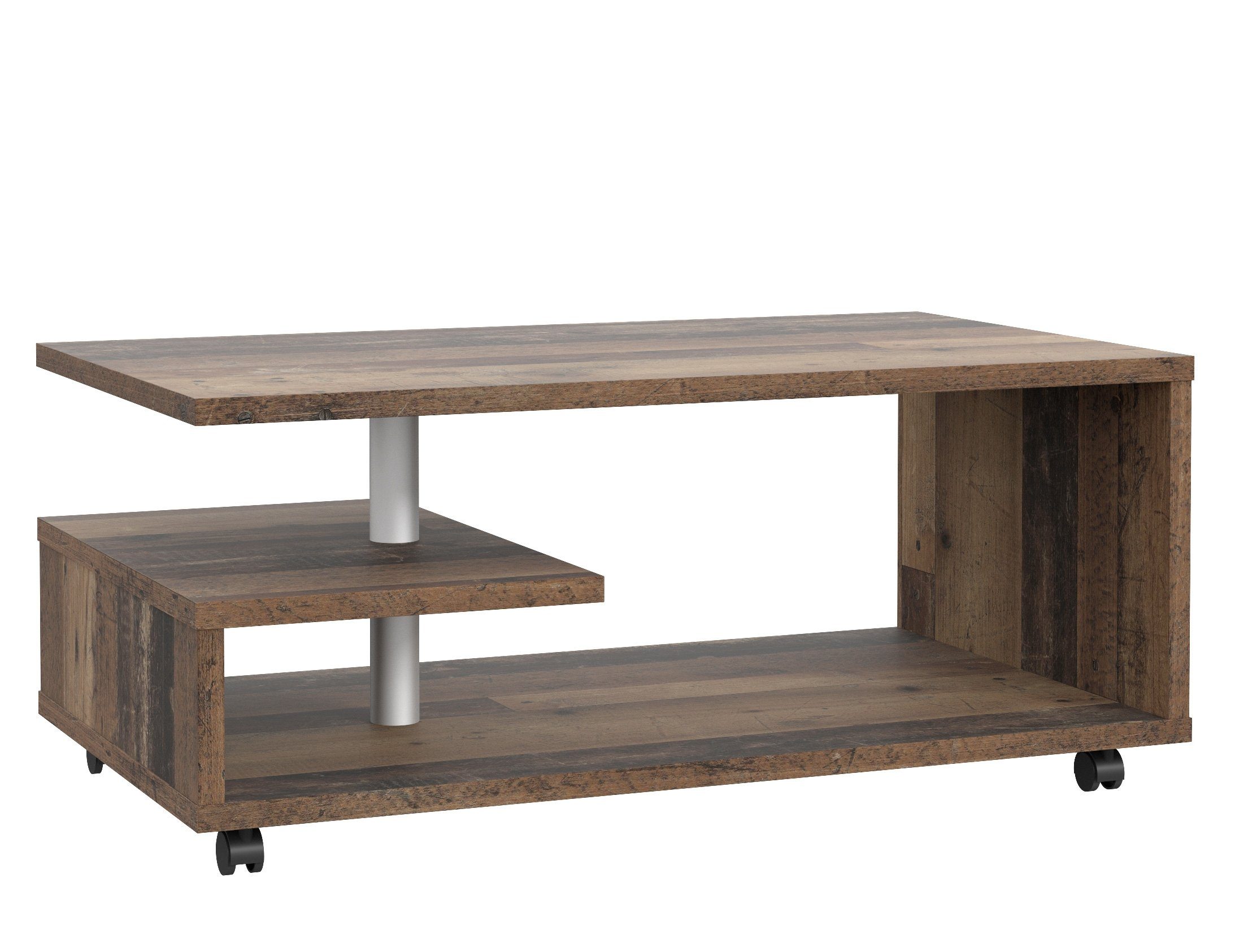 Newroom Couchtisch Old Wood Vintage 105 cm, Couchtisch Old Wood Vintage Modern Wohnzimmertisch Sofatisch