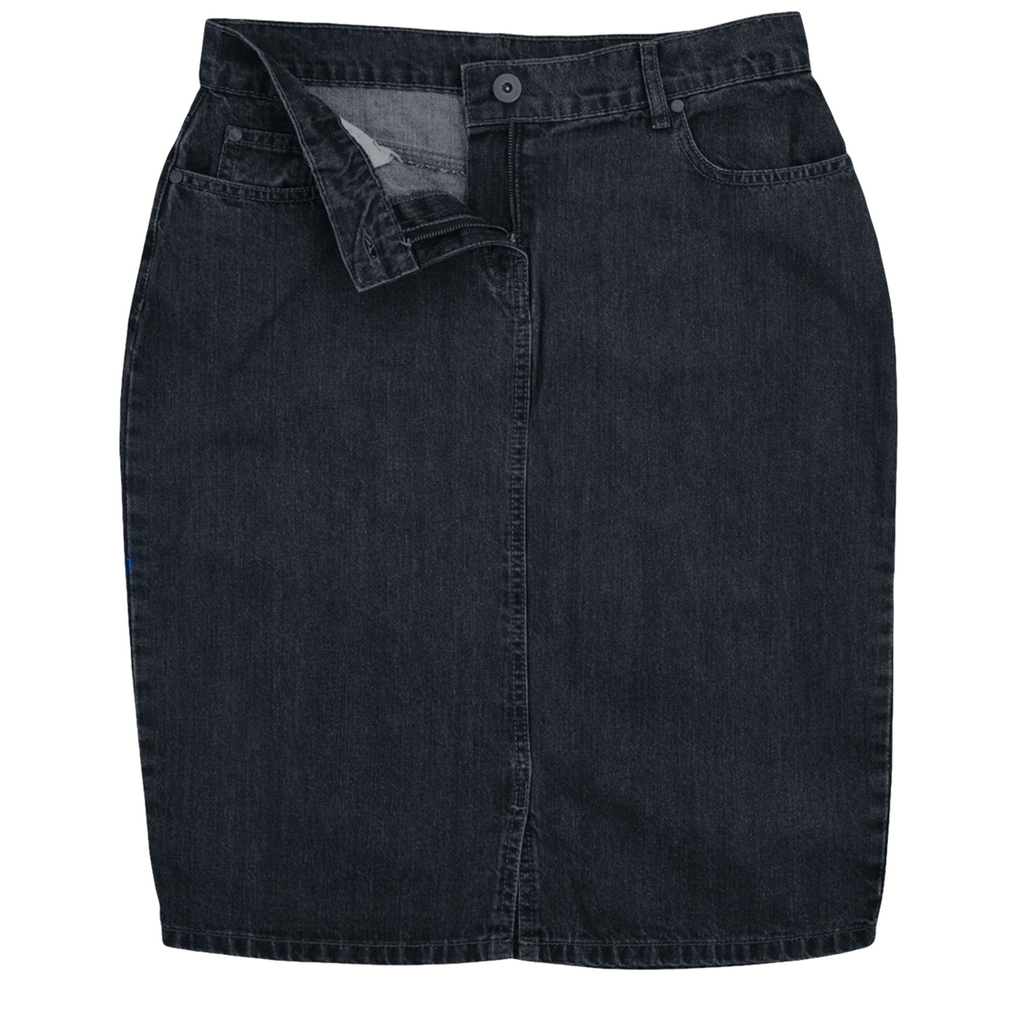 German Wear Jeansrock Trend462R Midi Denim Denim Trendiger Midi Rock Jeansr günstig online kaufen