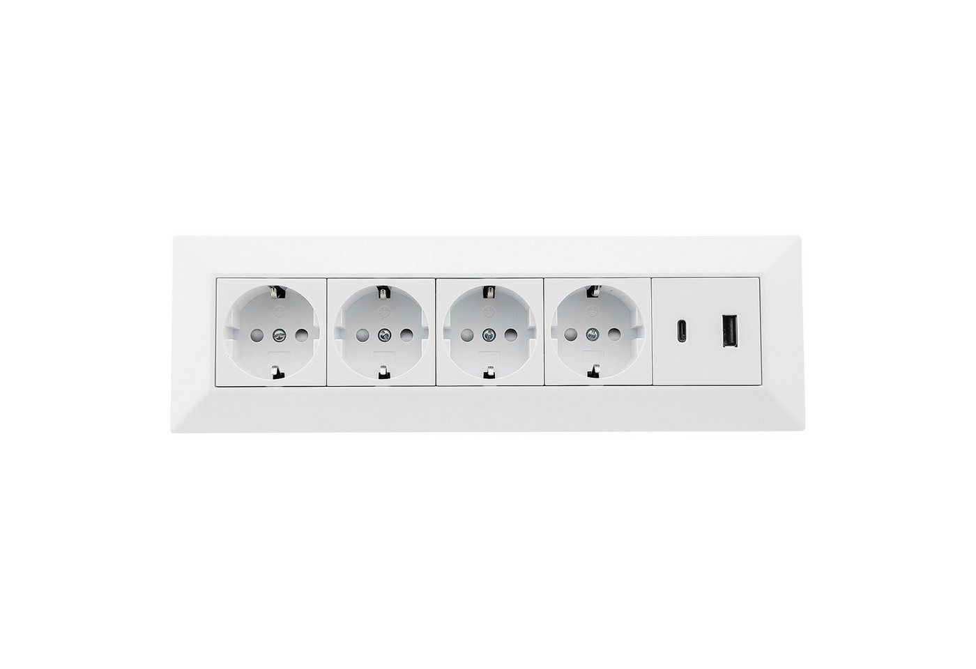 Thumbnail - ChiliTec Schalter CHILITEC Steckdosenblock 23788, 4-fach, USB-A+C