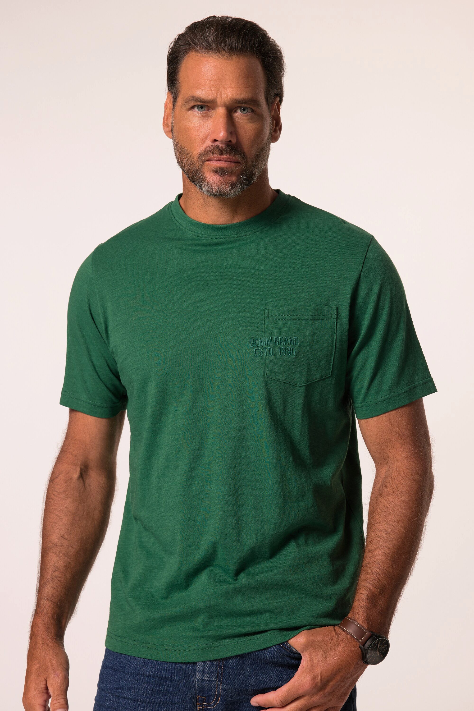 T-Shirt T-Shirt Halbarm Brusttasche
