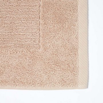 Badematte Imperial Badematte 100% Baumwolle, beige Homescapes, Höhe 30 mm