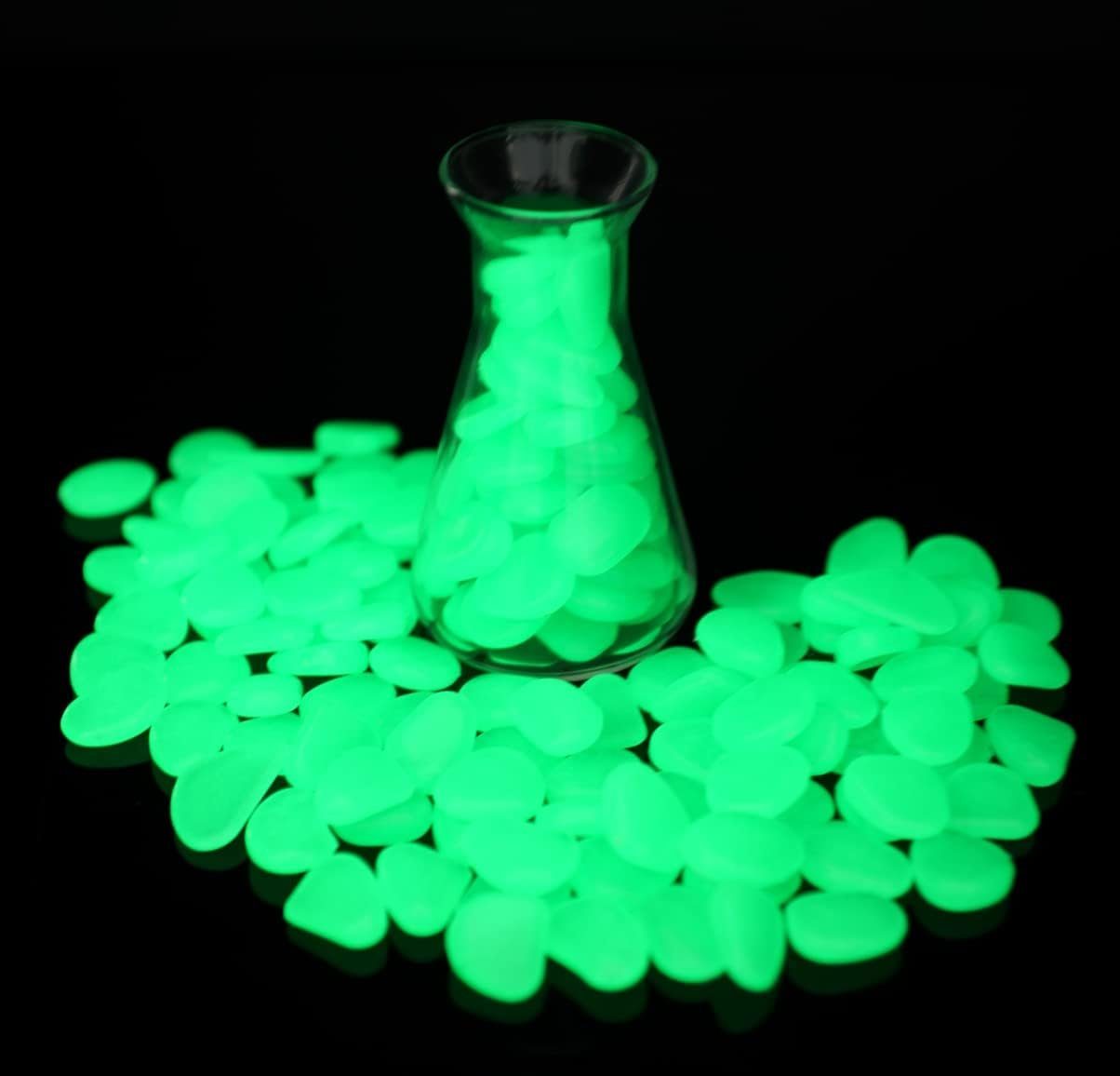 XDeer Dekosteine Leuchtsteine Kieselsteine Fluoreszierende Steine,Nachtleuc günstig online kaufen