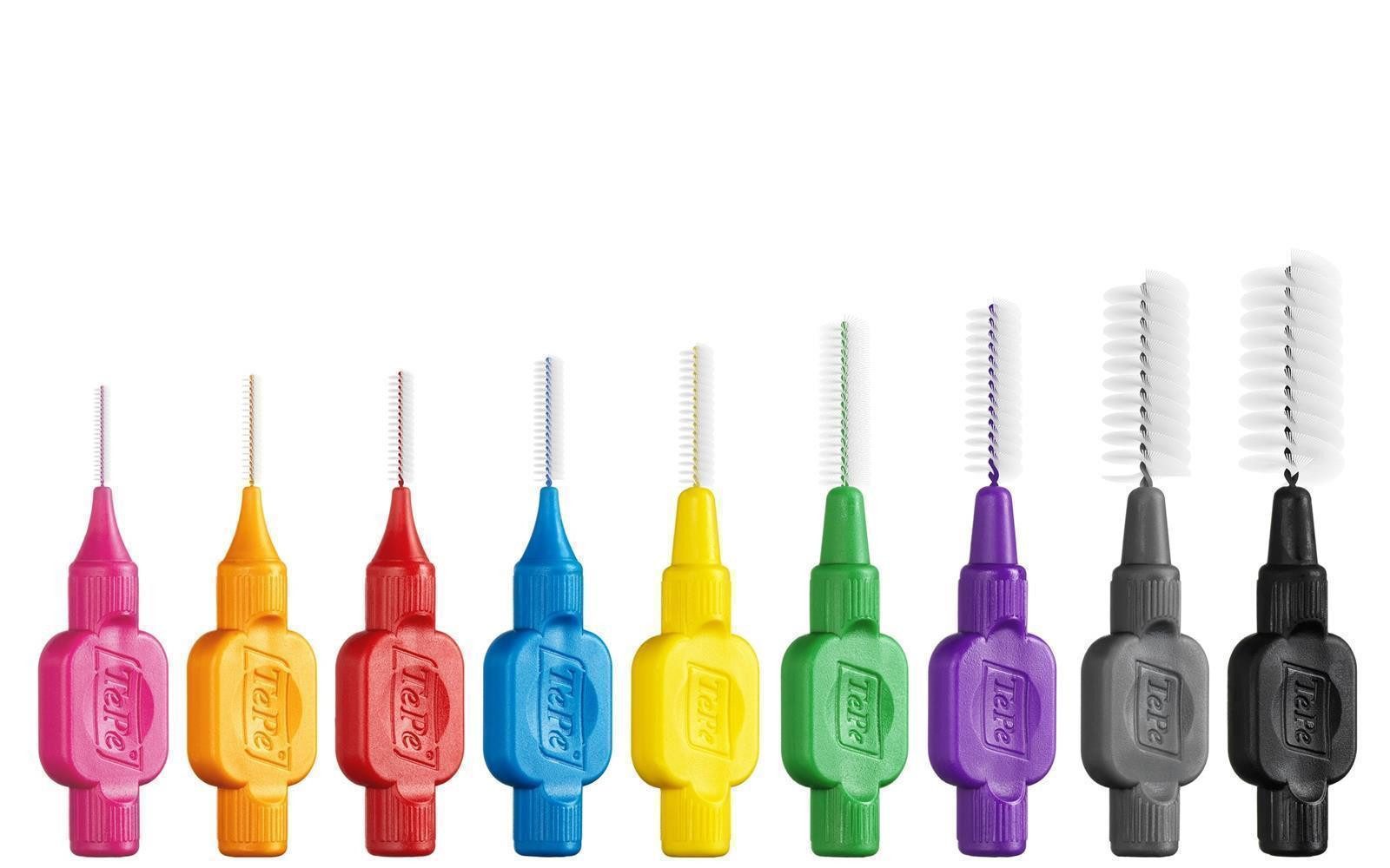 TePe Interdentalbürsten 25x TePe Original Interdentalbürsten 0,5mm rot - Multipack