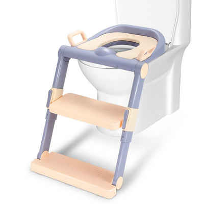 Randaco Toilettentrainer Töpfchentrainer Töpfchen Baby WC Sitz Kindertoilette Kinder mit Treppe