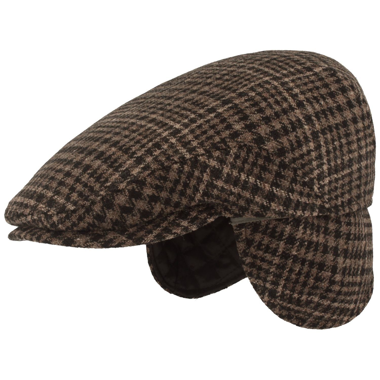 Breiter Schiebermütze Flatcap aus Wolle mit Ohrenschutz online kaufen | OTTO
