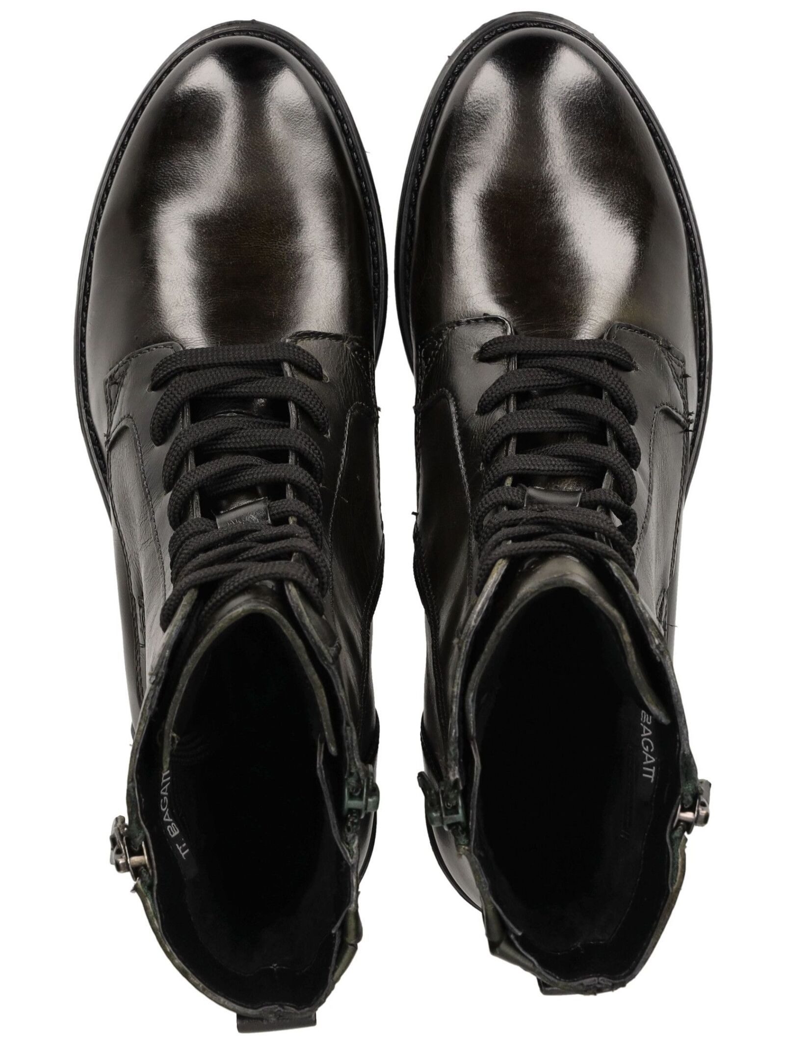 BAGATT Stiefelette Nappaleder Schnürstiefelette