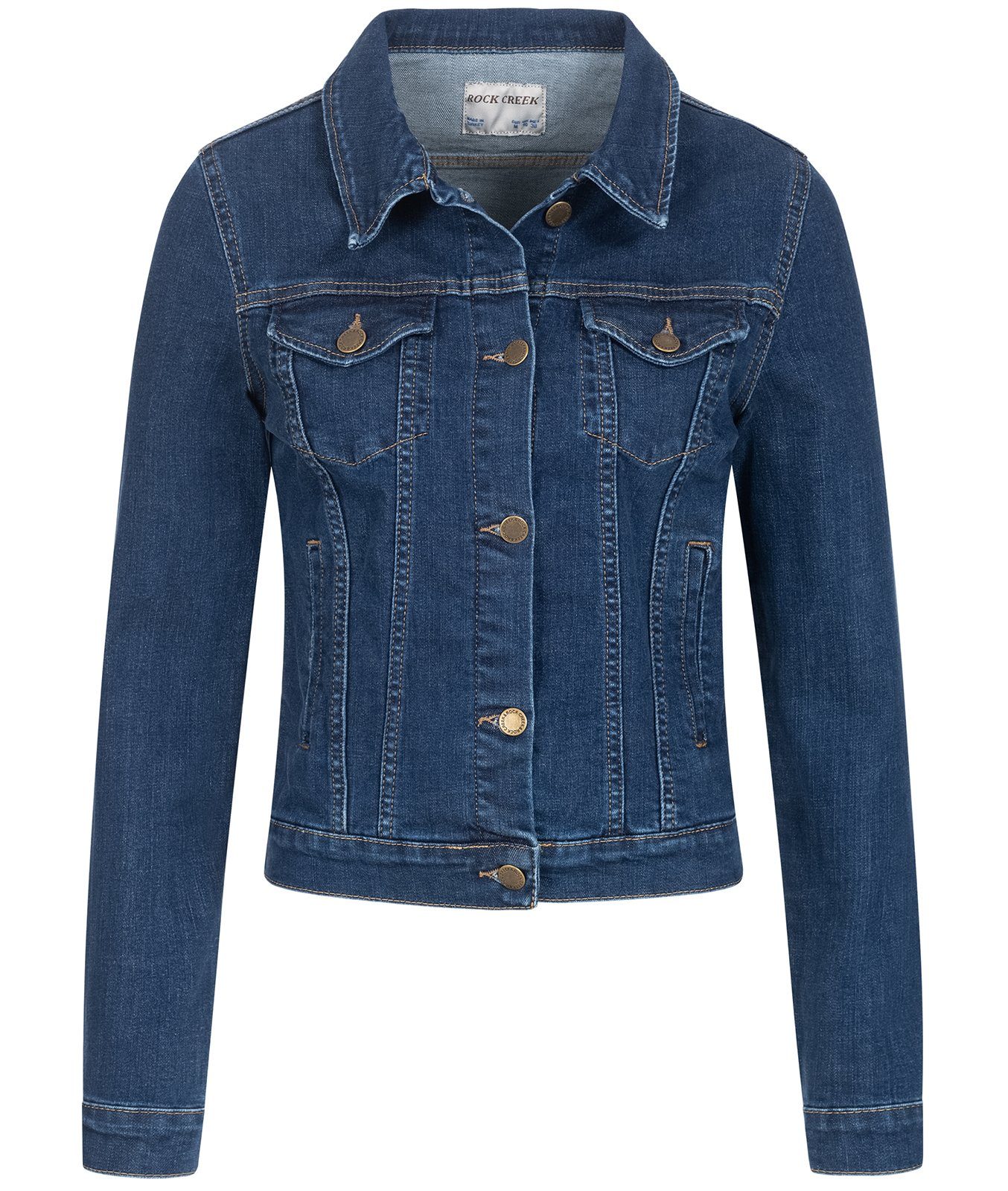 Rock Creek Jeansjacke Damen Jeansjacke Denim günstig online kaufen