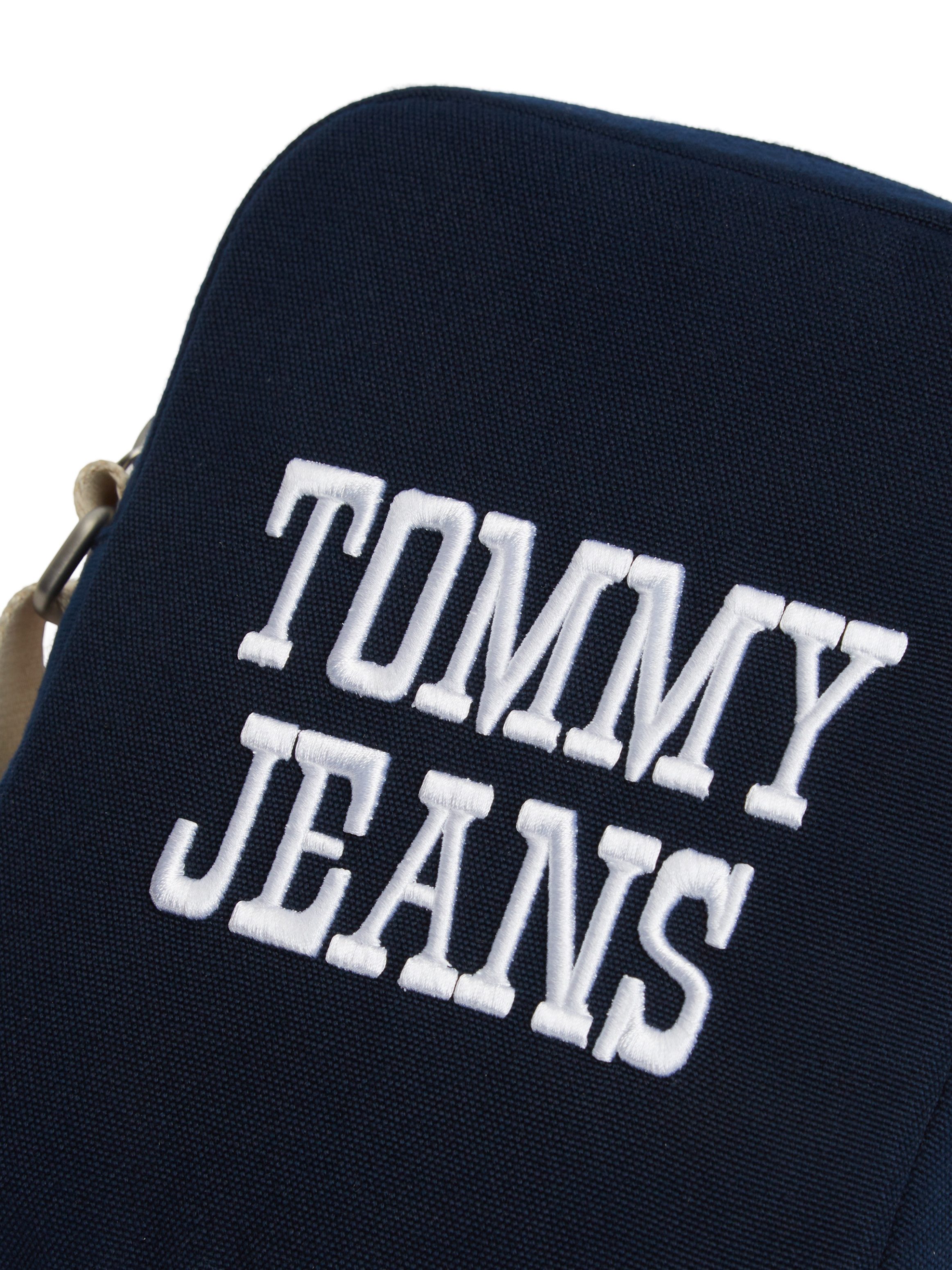 Tommy Jeans Umhängetasche TJM BOLD VARSITY REPORTER, Unisex Schultertasche, Mini-Bag, Cross-Body Bag mit Logoschriftzug – Bild 5 von 5