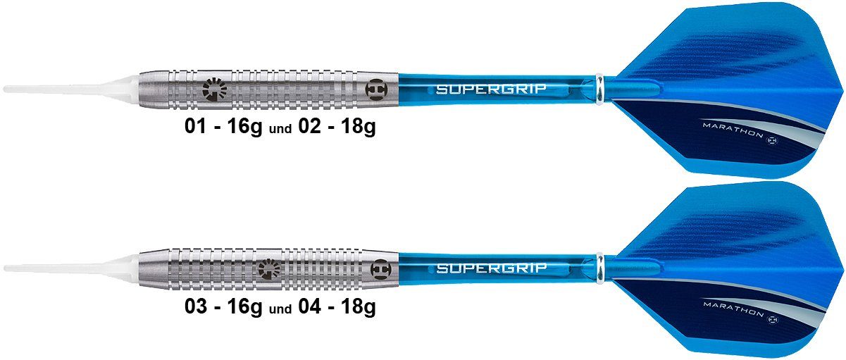 HARROWS DARTS Dartpfeil HARROWS GENESIS TUNGSTEN SOFT 16g