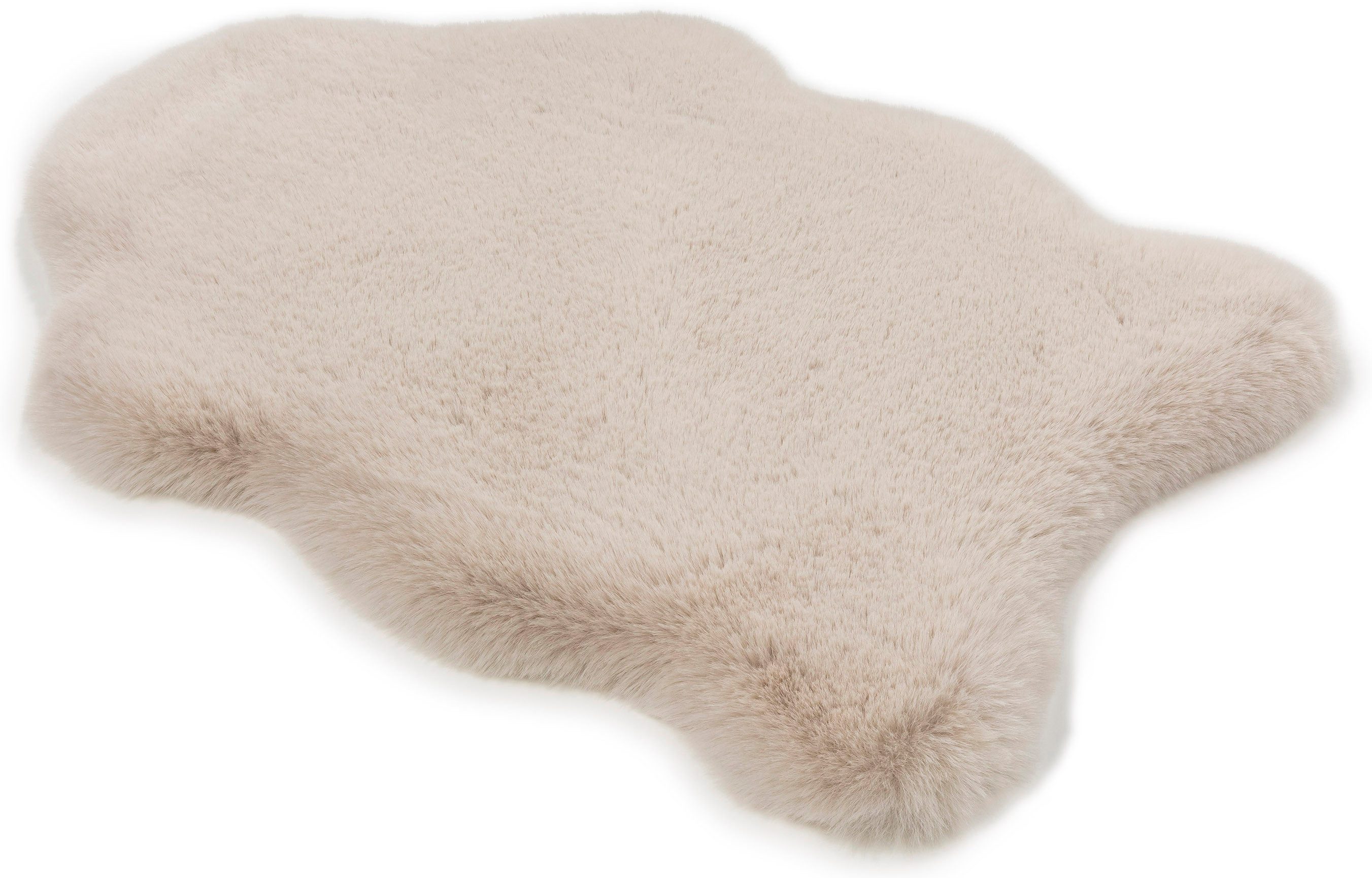 SCHÖNER WOHNEN-Kollektion Hochflor-Teppich Tender deluxe 6286, fellförmig, Höhe: 50 mm, Dekofell, Fellteppich, flauschig, waschbar, Schöner Wohnen Kollektion