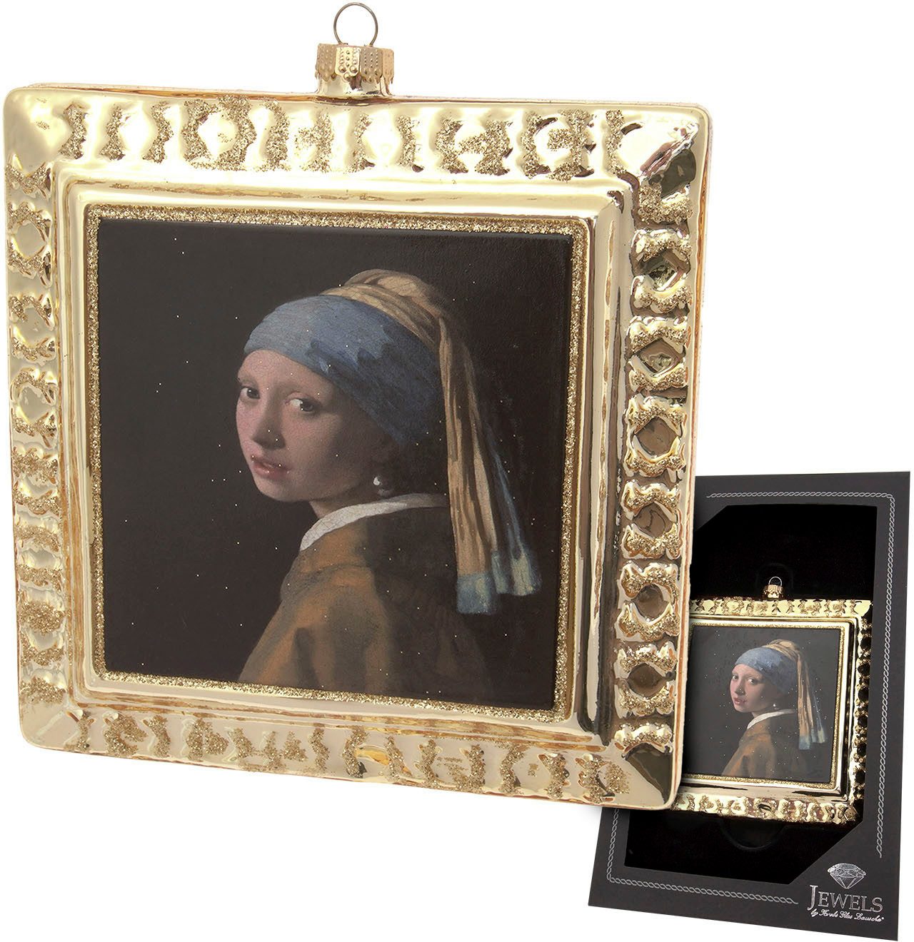 Krebs Glas Lauscha Christbaumschmuck Das Mädchen mit dem Perlenohrring (1-t günstig online kaufen