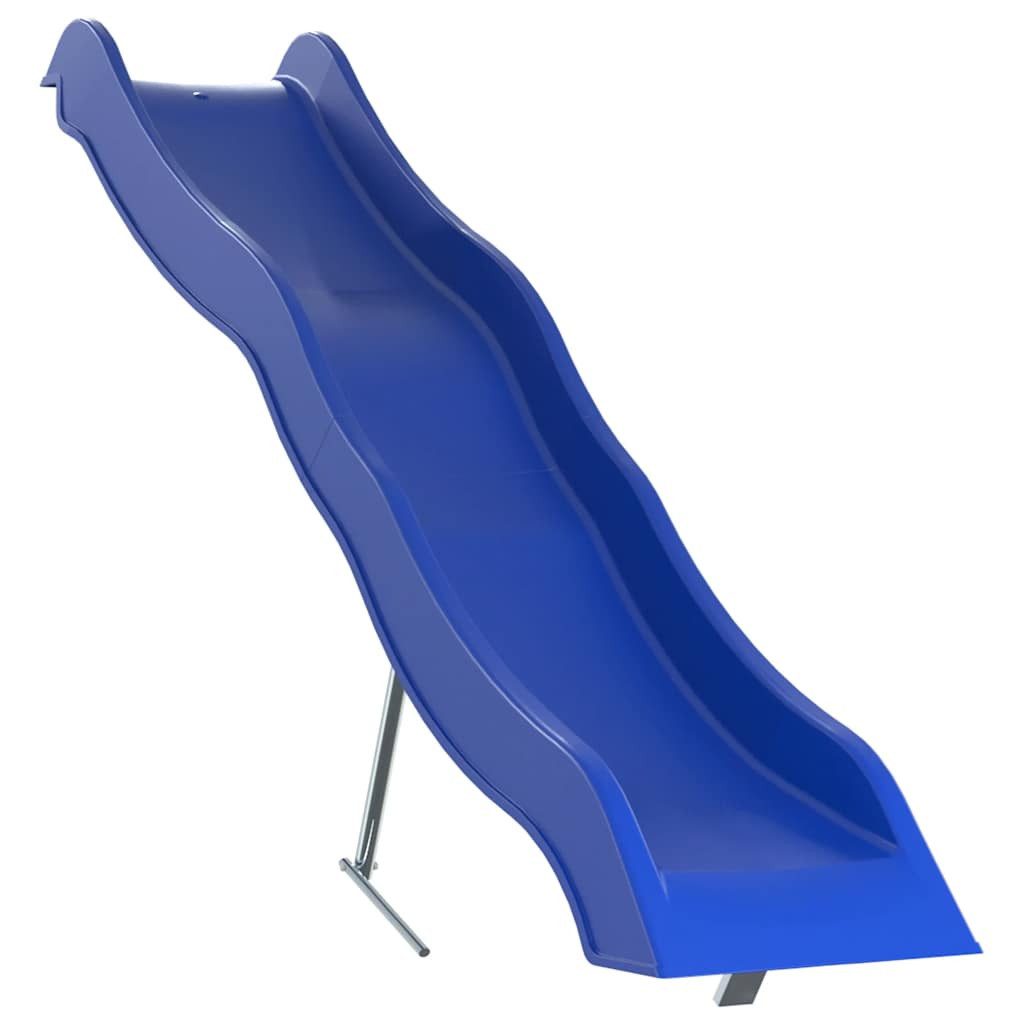 vidaXL Spielturm Kinderrutsche Blau 210x40 cm Polypropylen
