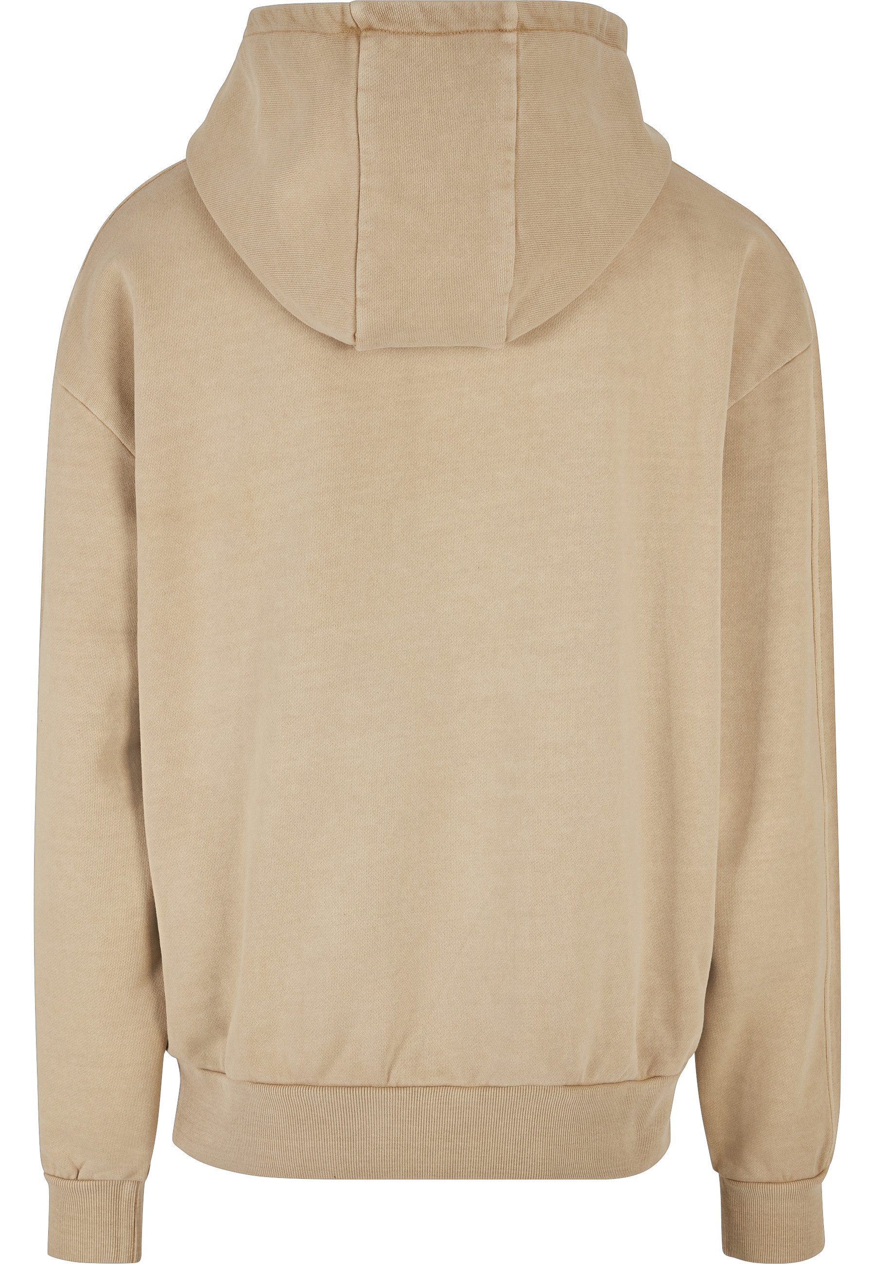 URBAN CLASSICS Rundhalspullover Urban Classics Herren Heavy Terry Garment Dye Hoody (1-tlg)