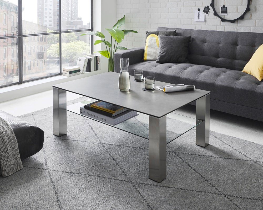 MCA furniture Couchtisch Couchtisch Puno, 60/110, verschiedene Größen (no-Set) grau | grau