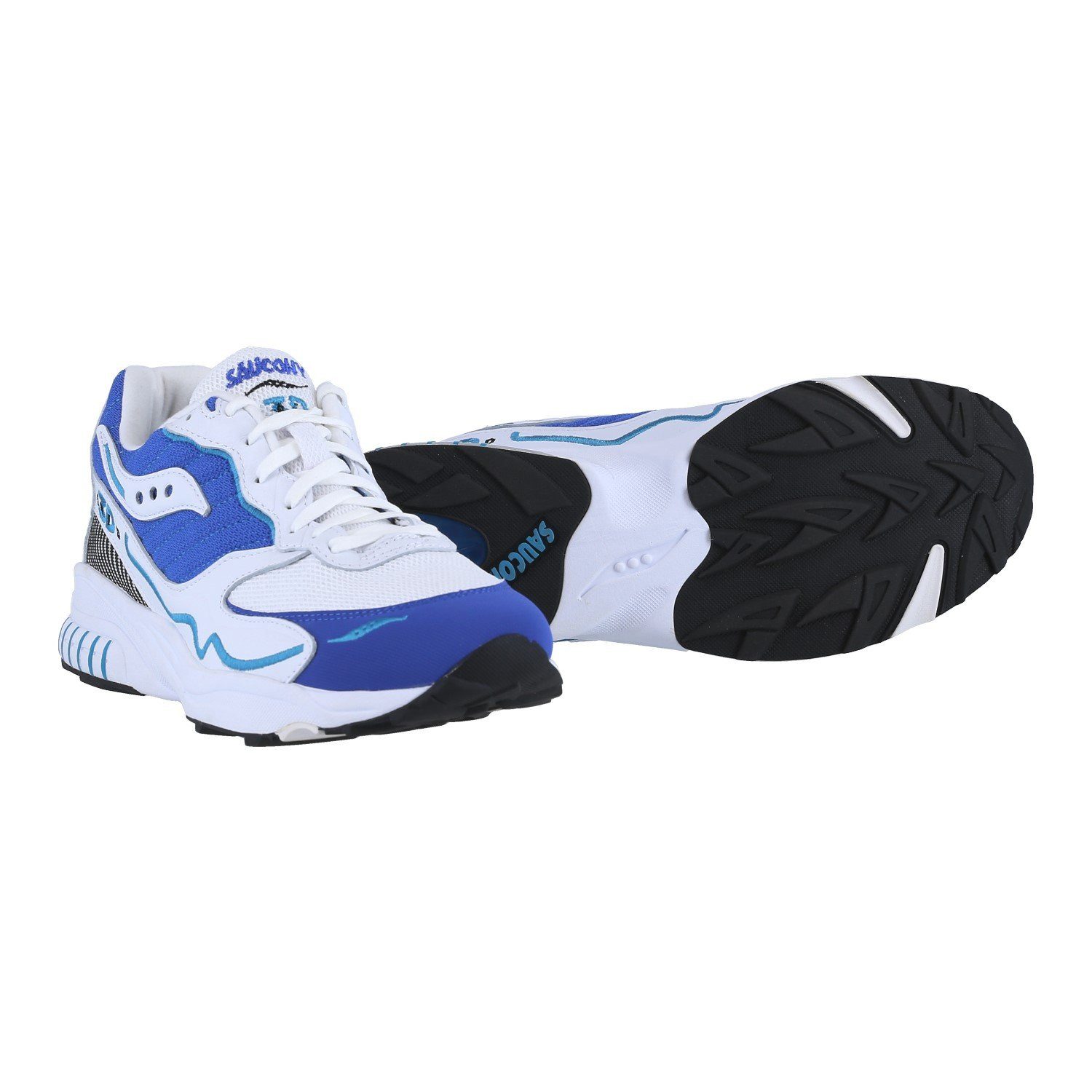 Saucony 3D Grid Hurricane weiss/blau Herren Sneaker günstig online kaufen
