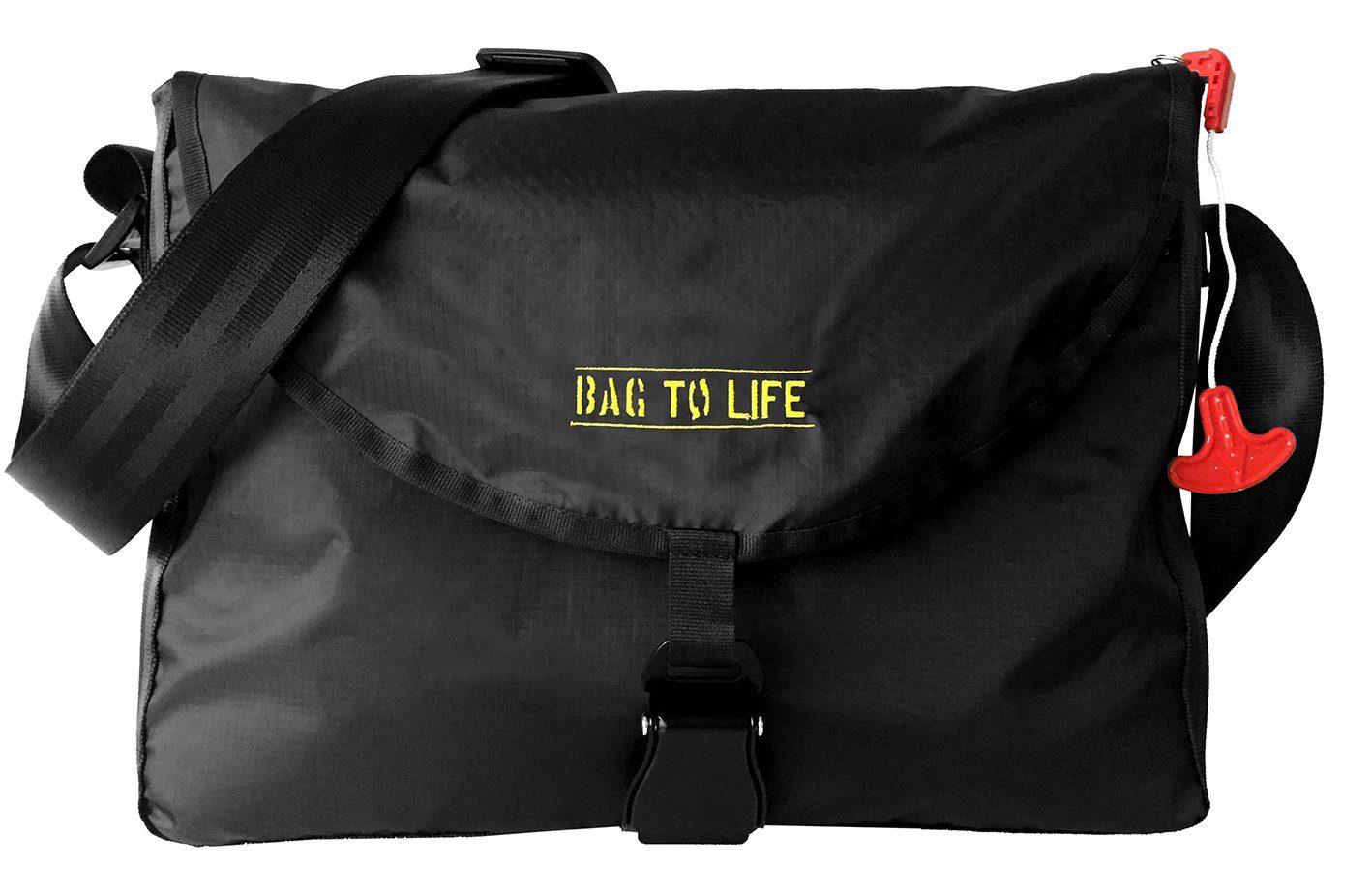 Bag to Life Messenger Bag Inside Out Bag, aus recyceltem Material