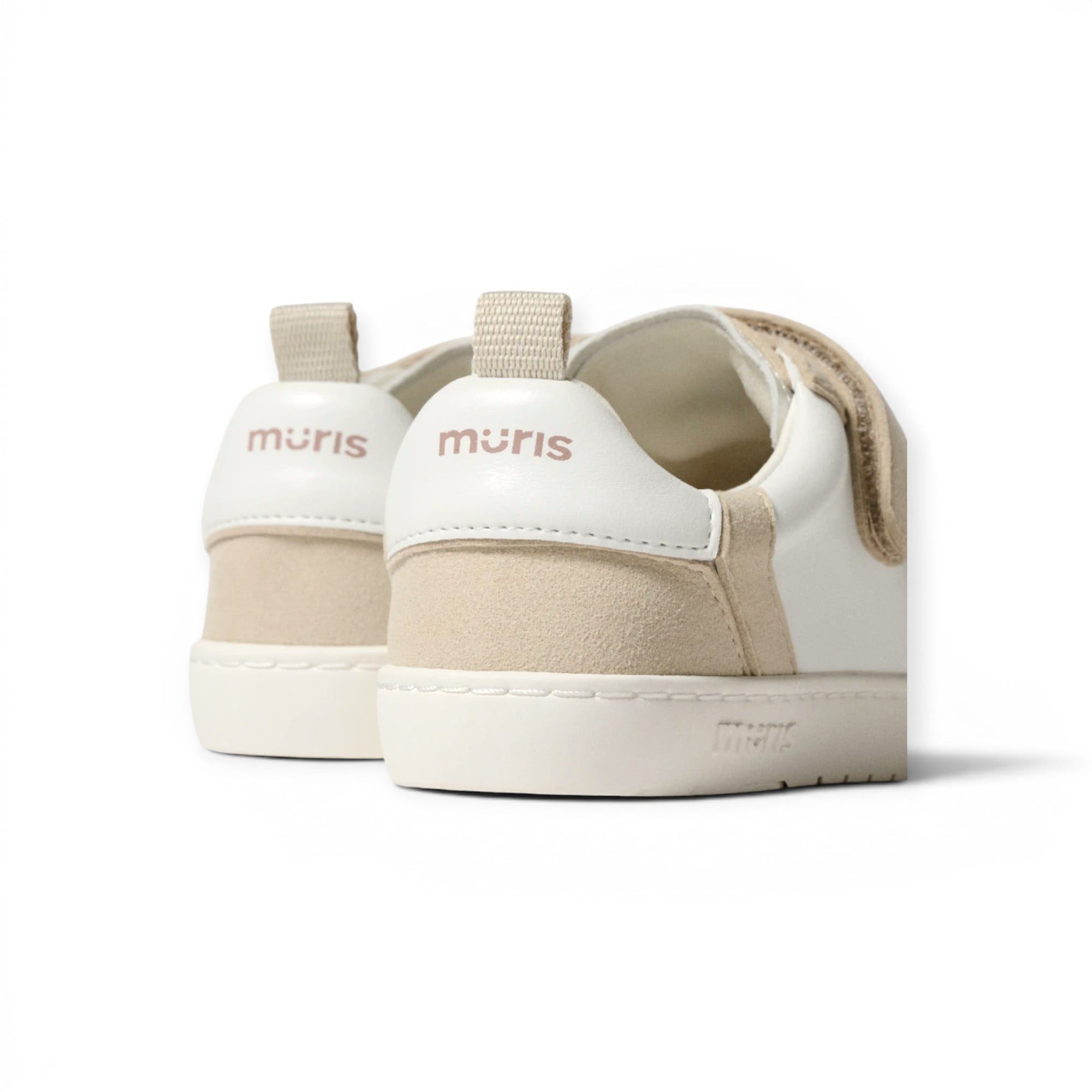 Muris Barfussschuhe Petra Junior weiss/beige Kinder Sneaker