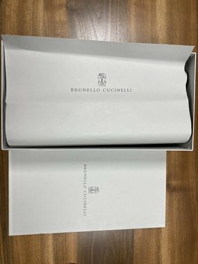 BRUNELLO CUCINELLI Brunello Cucinelli Mens Leather Lace-Up Oxford Almond Toe Derby Schuhe Sneaker