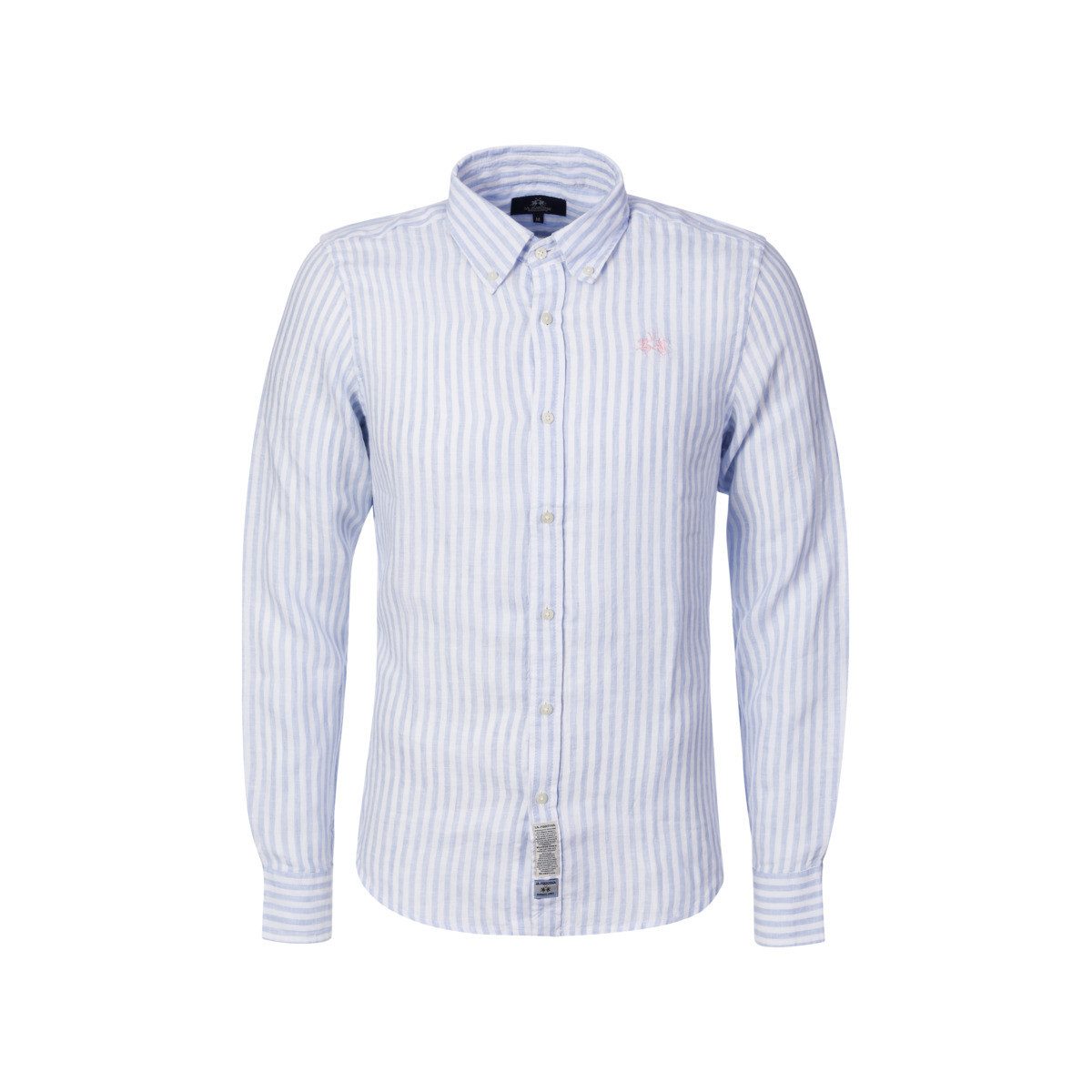 La Martina Langarmhemd MCC012 Herren Klamotte, Dress, Business, Freizeithemd, Anzug