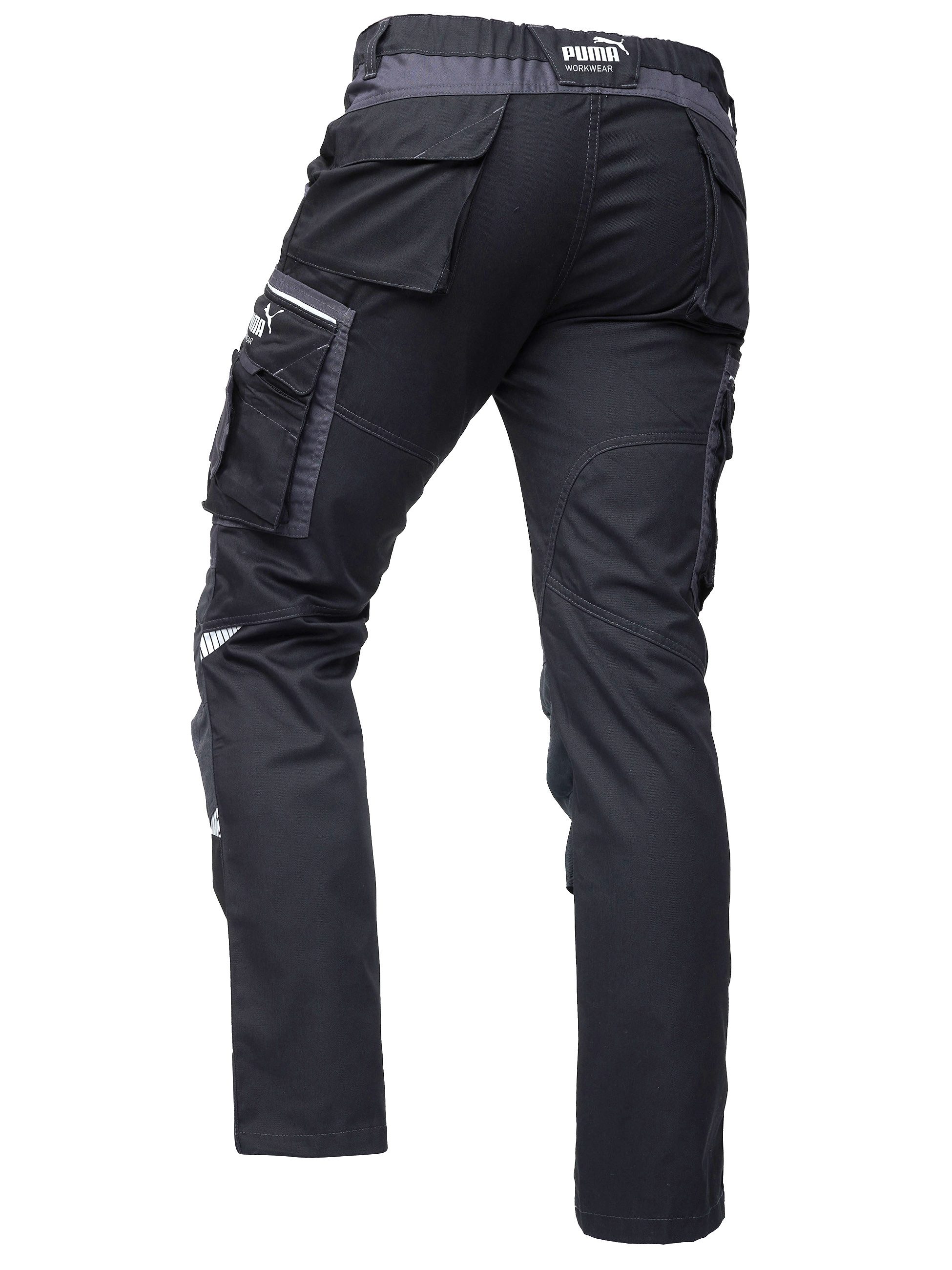 PUMA Workwear Arbeitshose für Damen - Arbeitshose mit elastischem Bund - Precision X Robustes Nylon Gewebe - Verstärkte Nähte & Kniepartien - Viele Taschen