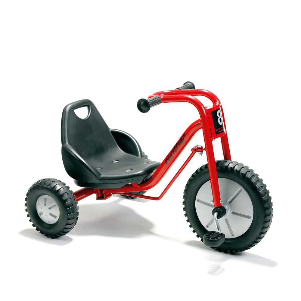 Winther Dreirad Viking Dreirad Explorer Zlalom Tricycle, Einzigartige, patentierte Lenkung für scharfe Wendemanöver