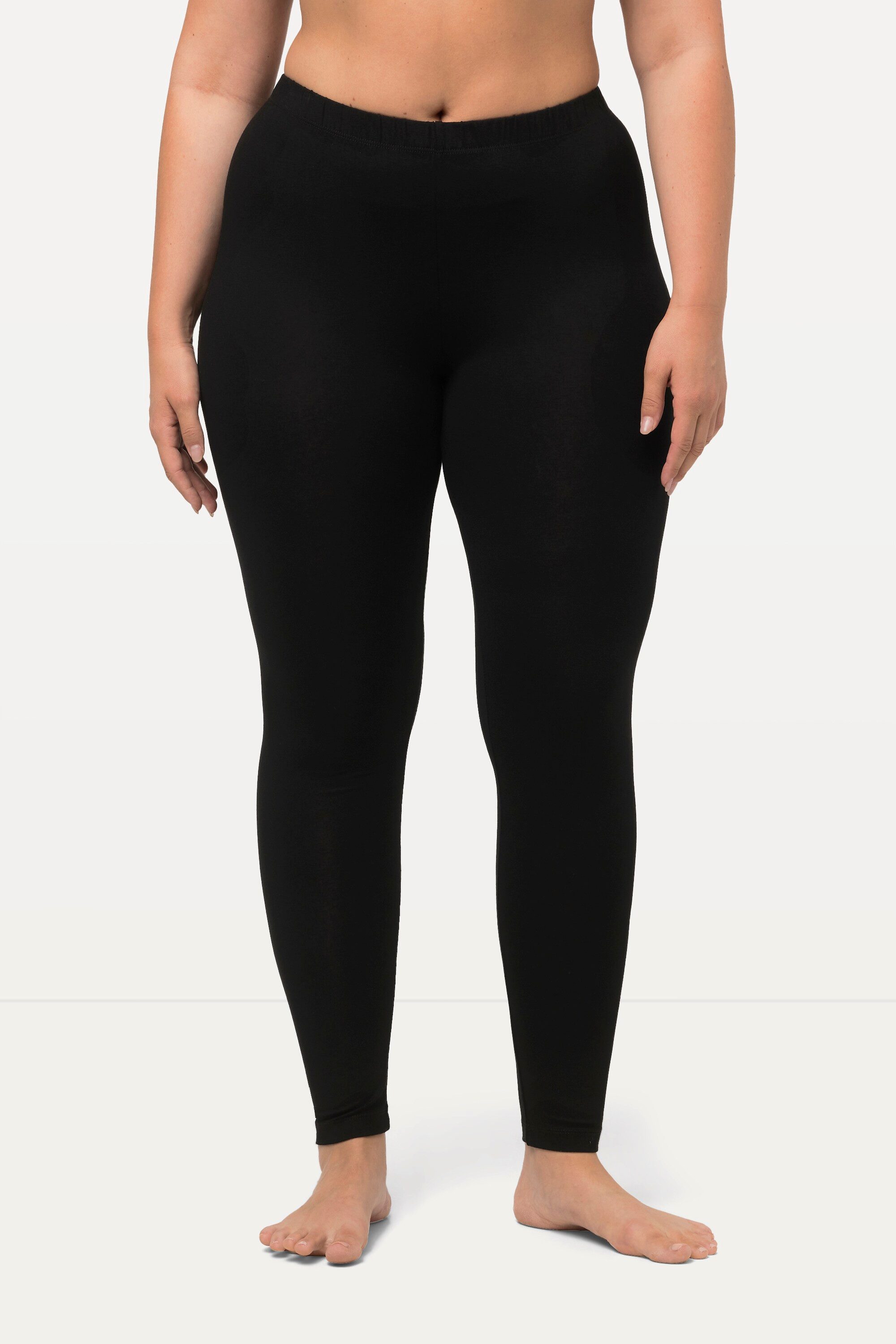 Ulla Popken Funktionshose bis 76 Leggings mit Rundum-Gummibund Slim Fit günstig online kaufen