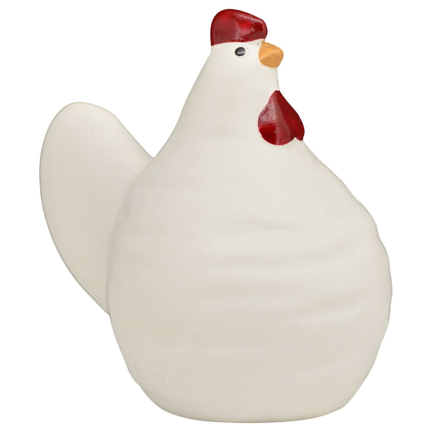 Osterfigur Huhn SpringIvory - Dolomite - Weiß - 8x5,5x9 cm