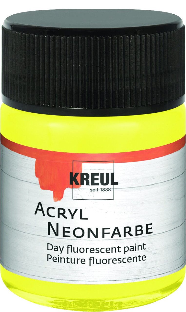 Kreul Künstlerstift Kreul Acryl Neonfarbe neongelb 50 ml