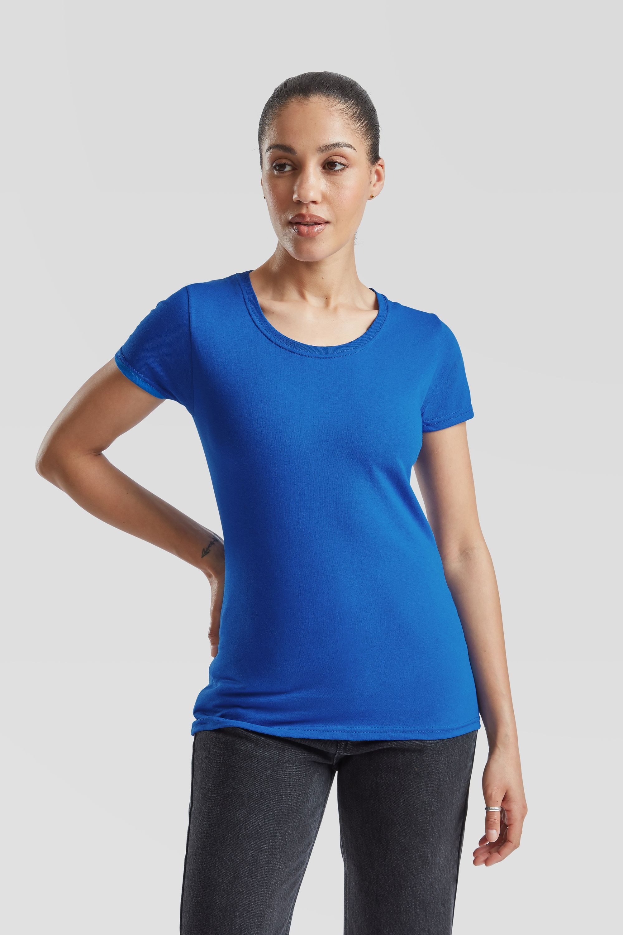 Fruit of the Loom Rundhalsshirt Fruit of the Loom Original T Lady-Fit
