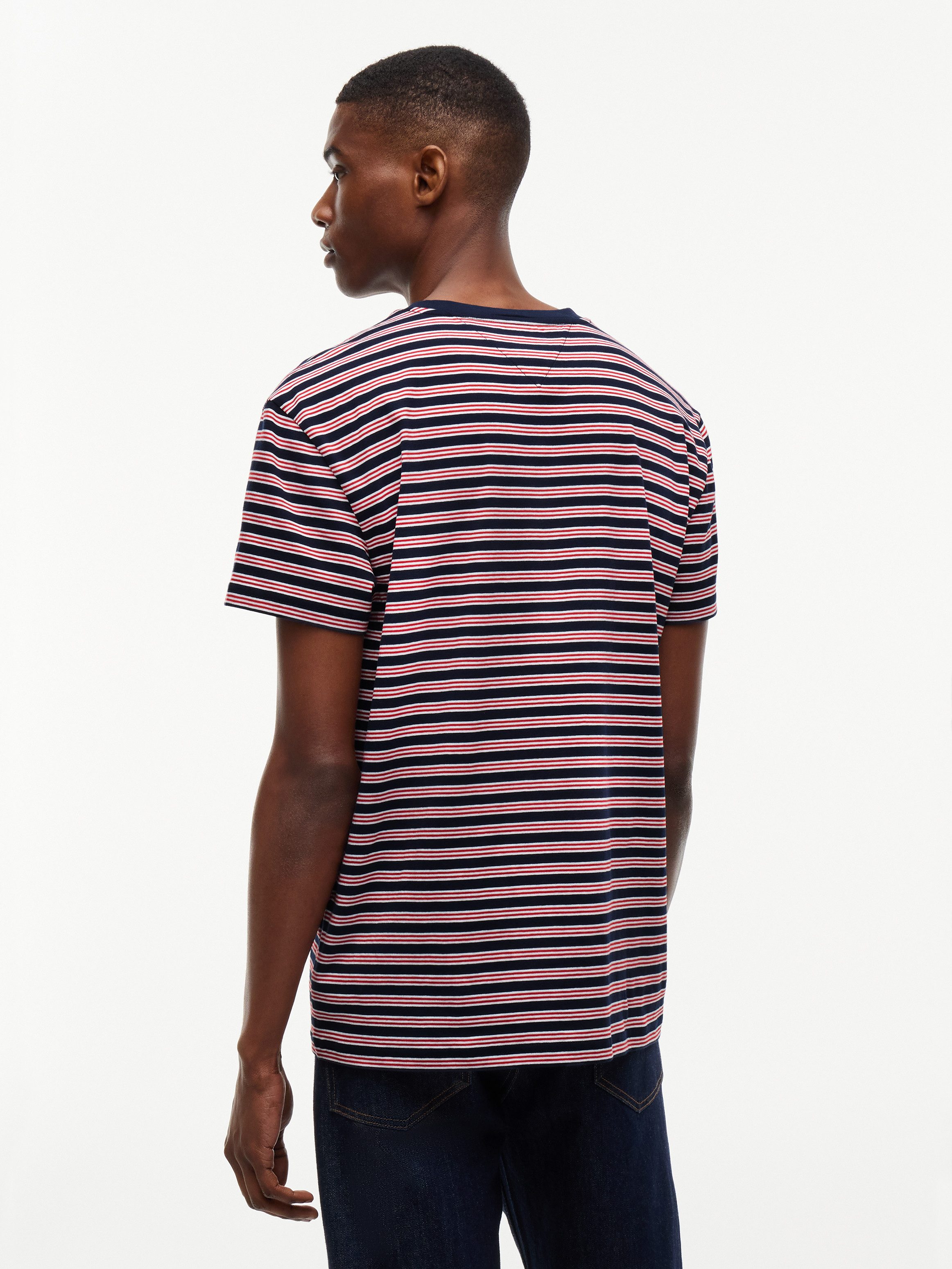 Tommy Jeans T-Shirt REGULAR STRIPE TEE Regular fit mit Streifenmuster