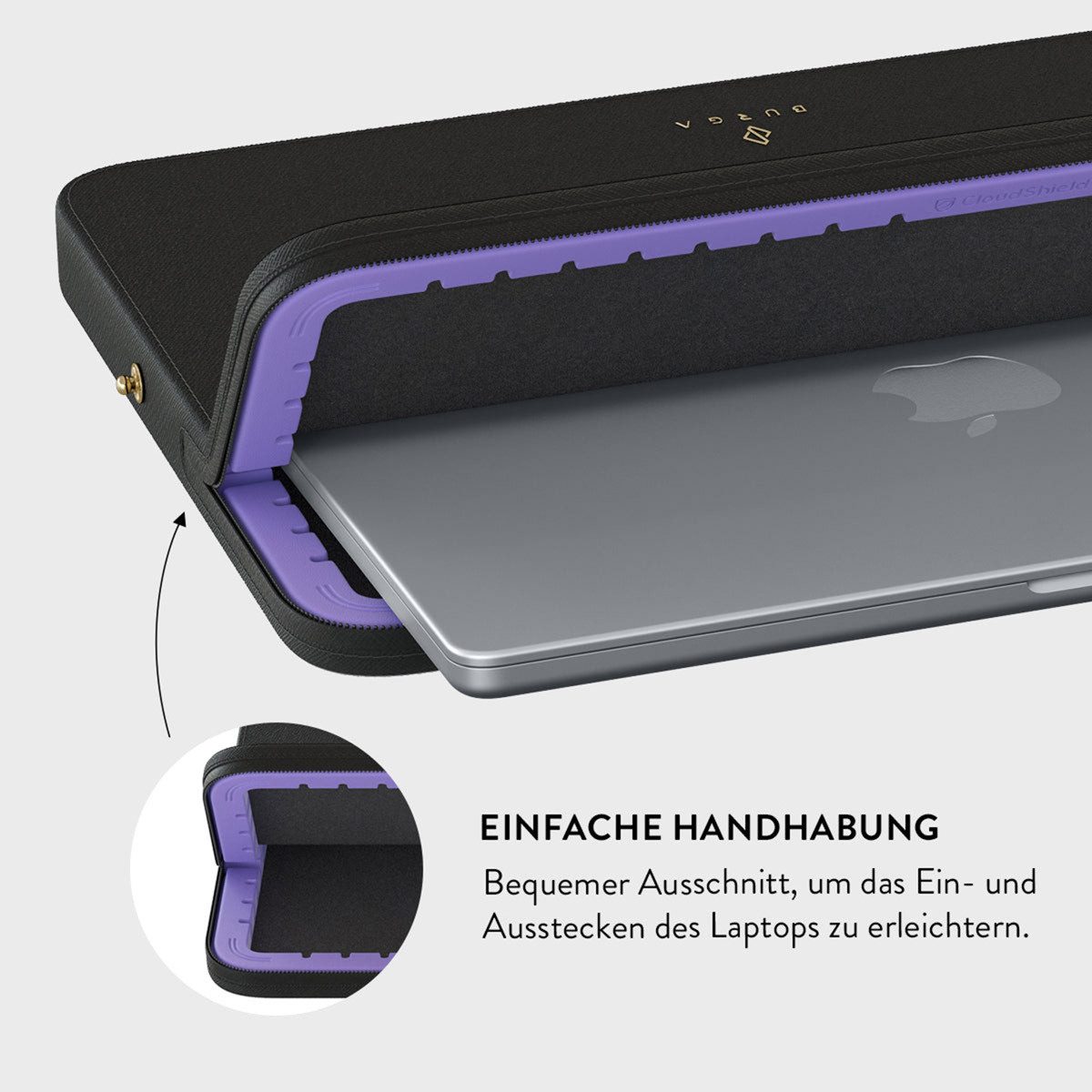 BURGA Laptop-Hülle Burga Laptop Hülle 16 Zoll - Laptop Sleeve - Offline