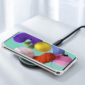 Cadorabo Handyhülle Samsung Galaxy A51 4G / M40s Samsung Galaxy A51 4G / M40s, Hülle und 2x Tempered Schutzglas - Schutzhülle - Cover Case