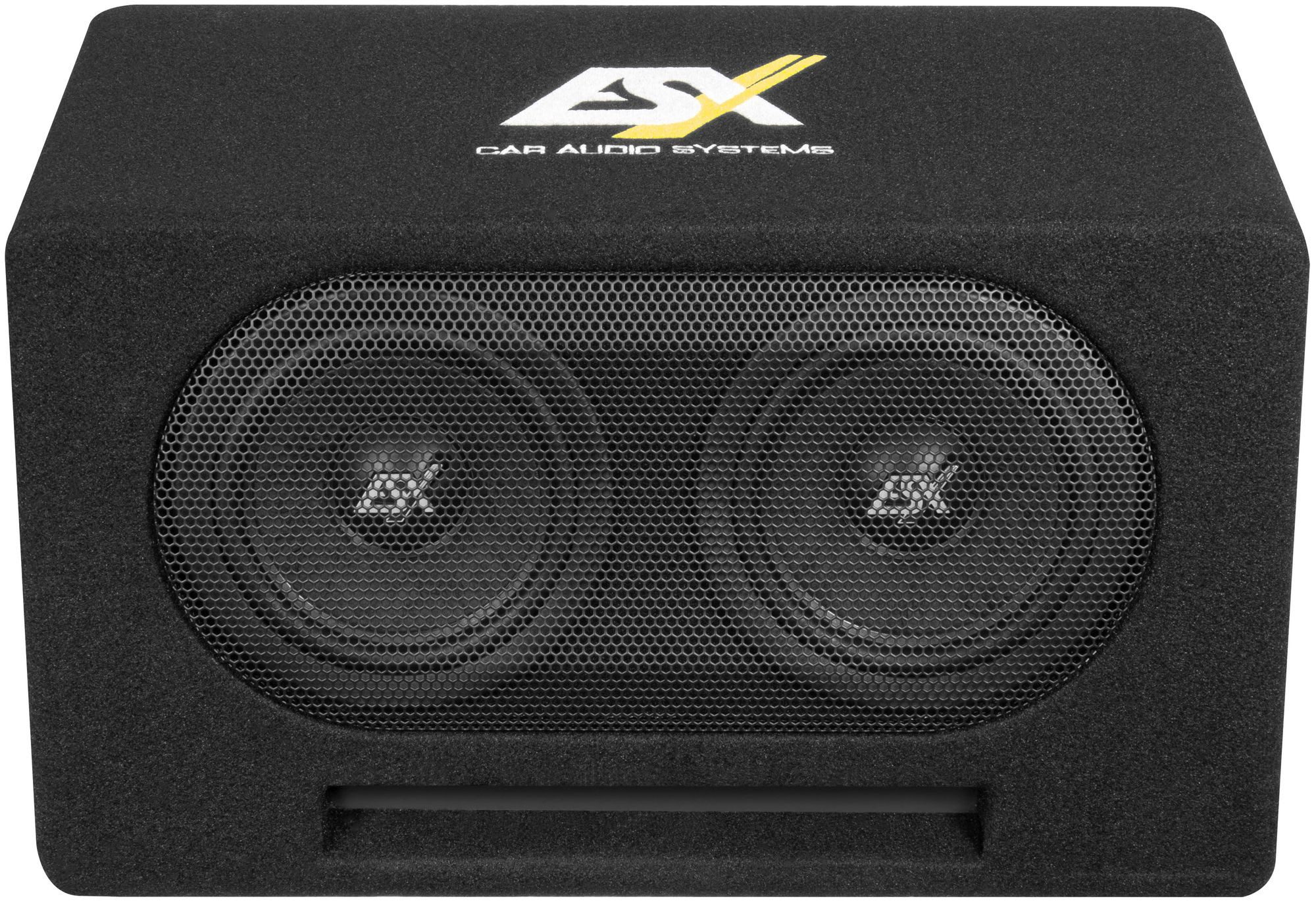 ESX DBX206A 2 x 16,5 cm (6.5) Dual-Aktiv-Subwoofer-System (Bassreflex) Auto-Subwoofer (225 W, max.: W cm)