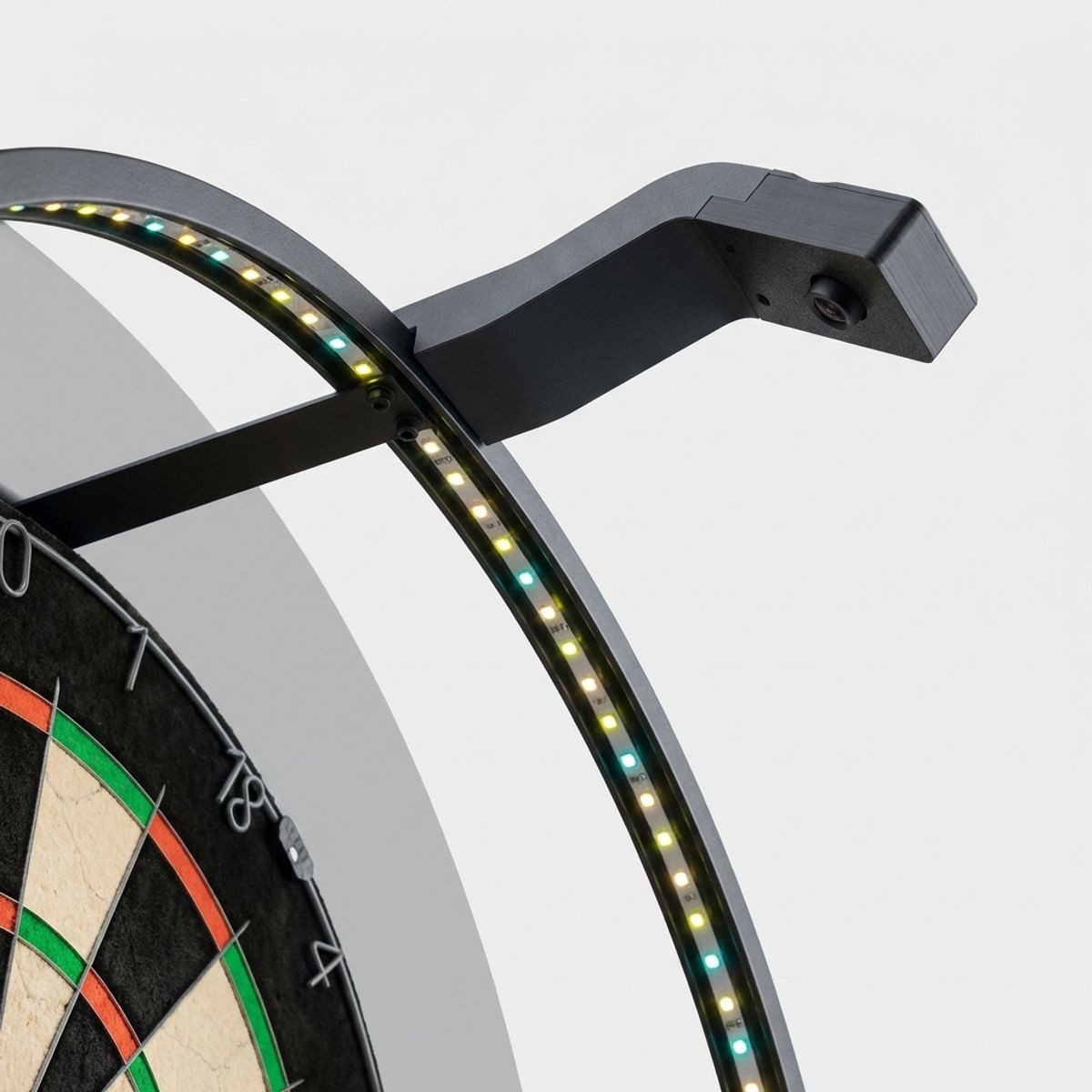 König Design Dartscheibe Autodarts Kamerahalter für Winmau Plasma Scoringsystem Kamera OV9732, (3-tlg), einfache Montage mit Kabelführung