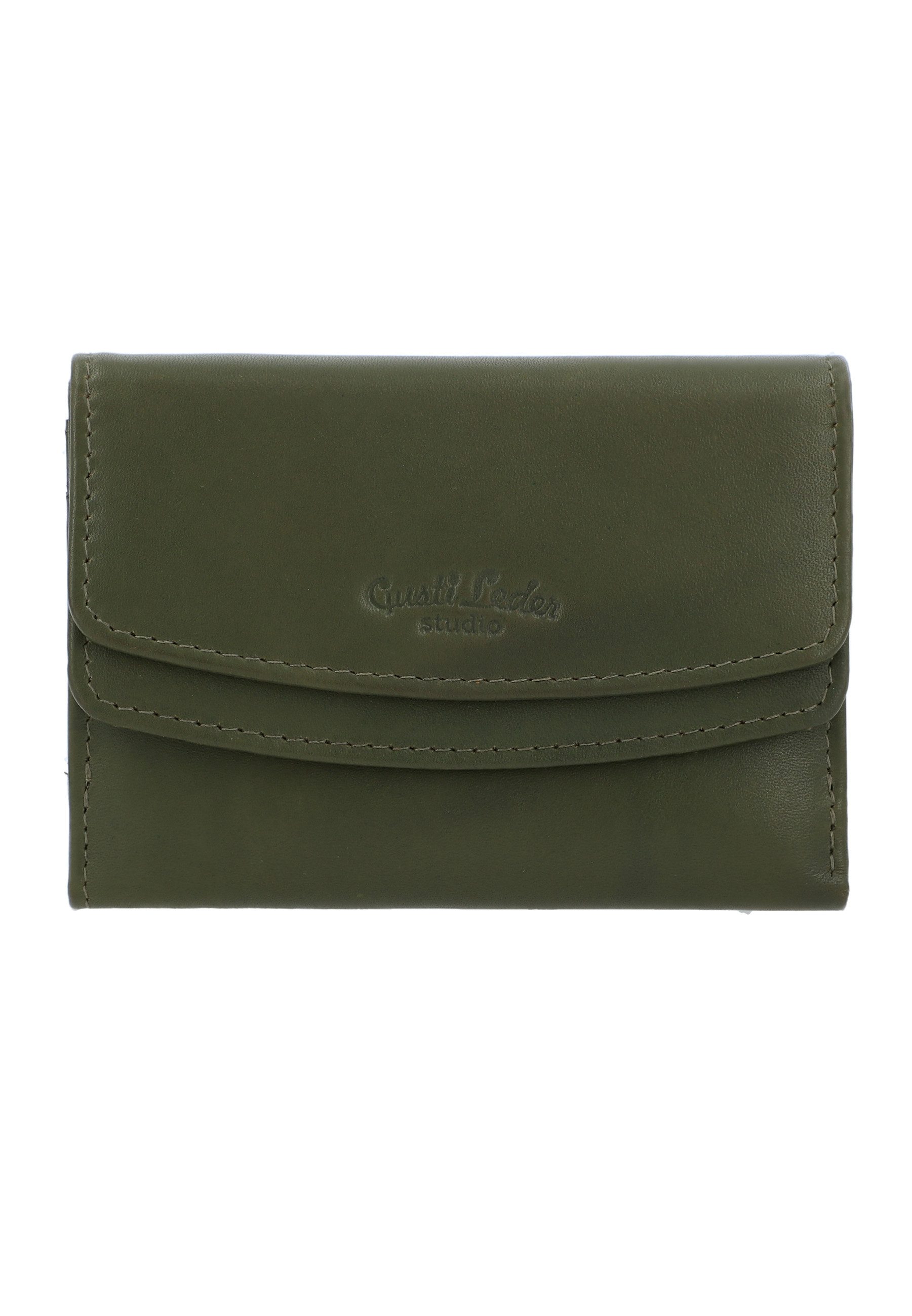 Gusti Leder Geldbörse Gusti Leder small accessories Asmund (Querformat, 1-tlg., Querformat)