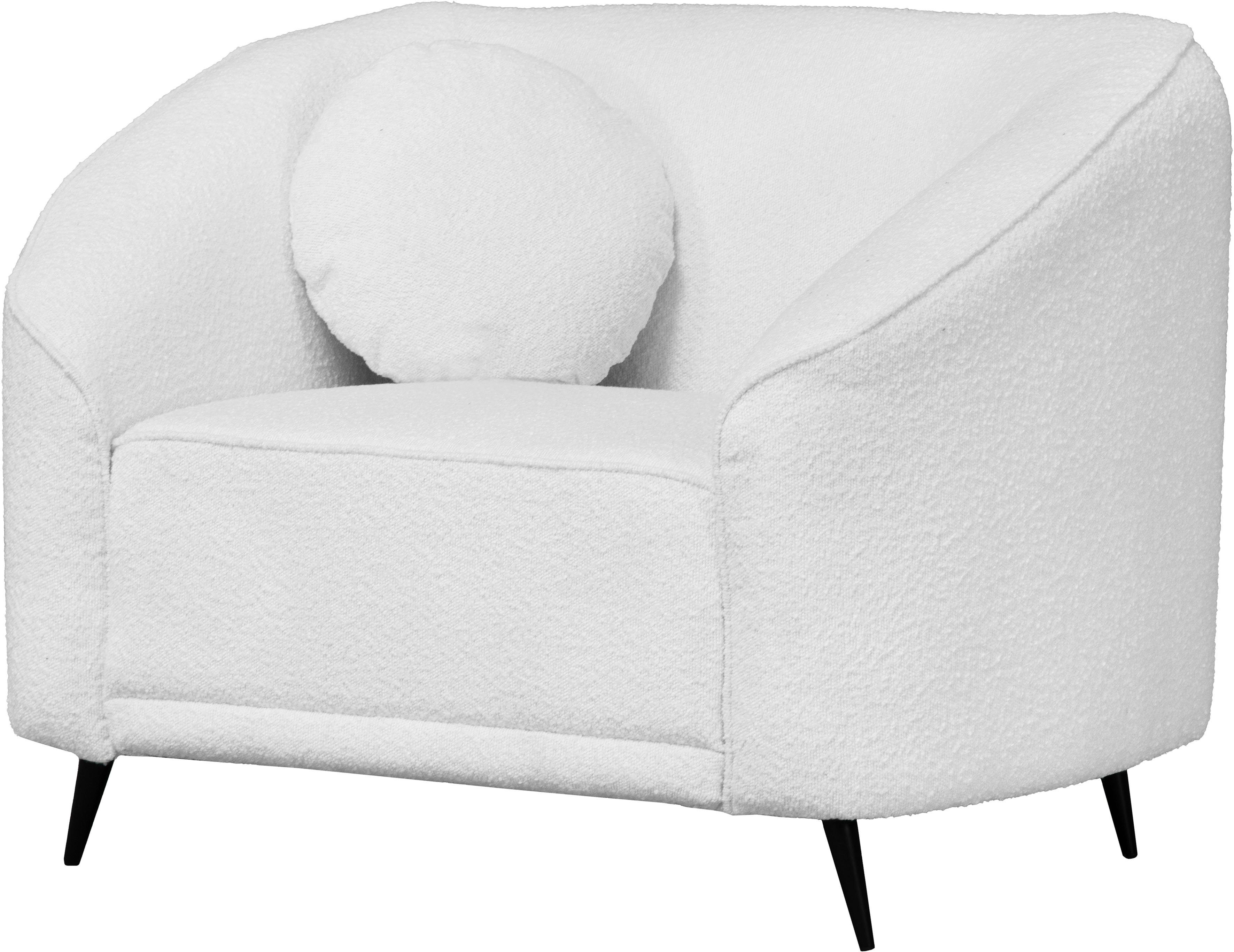 Home affaire Sessel Ashly, in 3 Bezugsvarianten, Bouclé, Samtoptik und Struktur weich.